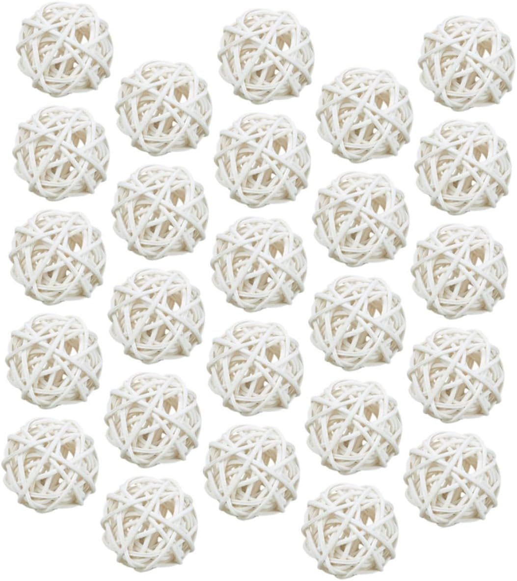 Alipis 25pcs Aromatherapy Rattan Balls Decorative Vase Fillers