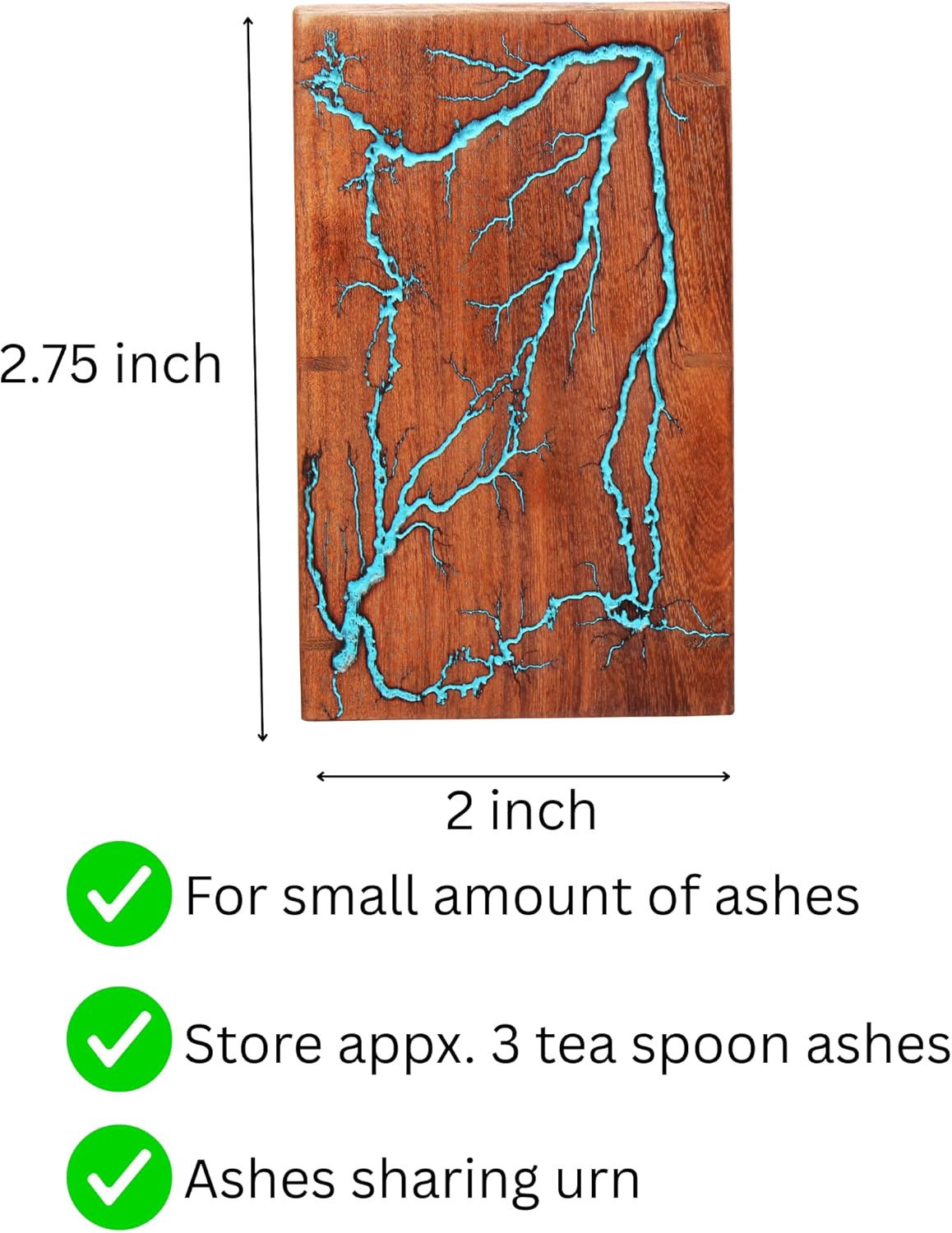 Wooden Cremation Urns for Adult Male and Female