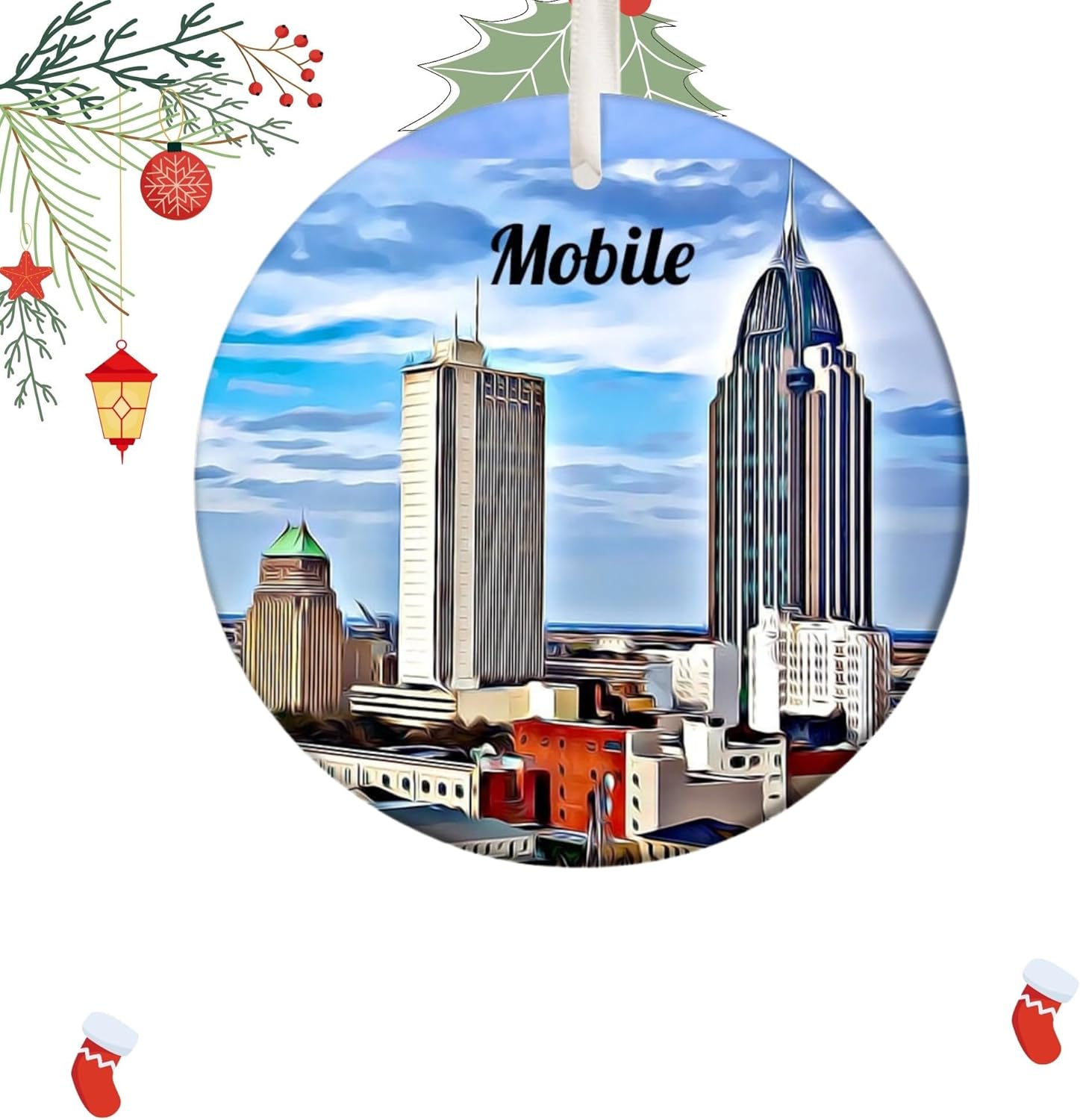Alabama Memorial Christmas Ornament Gift