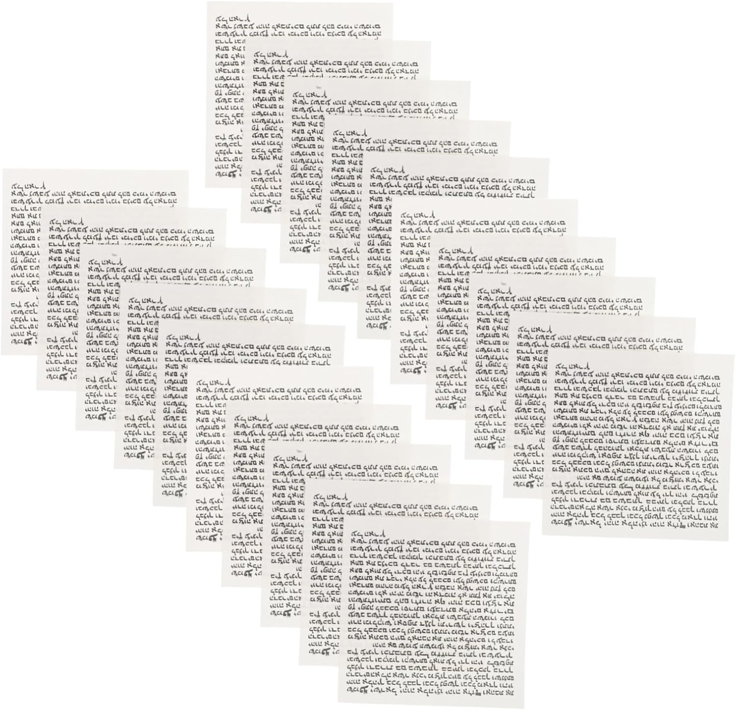 VINTORKY 50pcs Jewish Wedding Mezuzah Scroll Door Decor