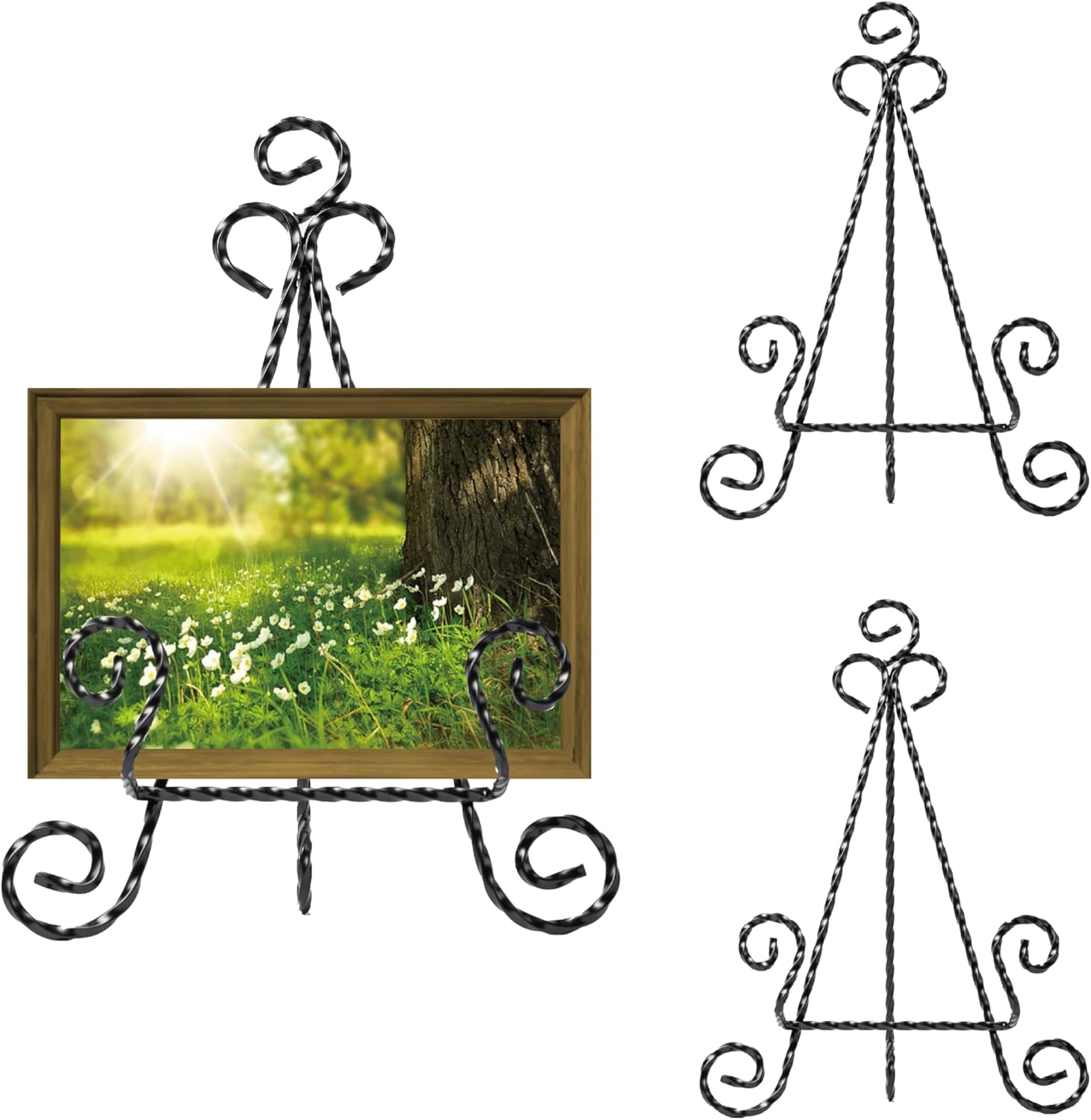 HOHIYA 3 Pcs 125 Inch Table Top Easels for Display
