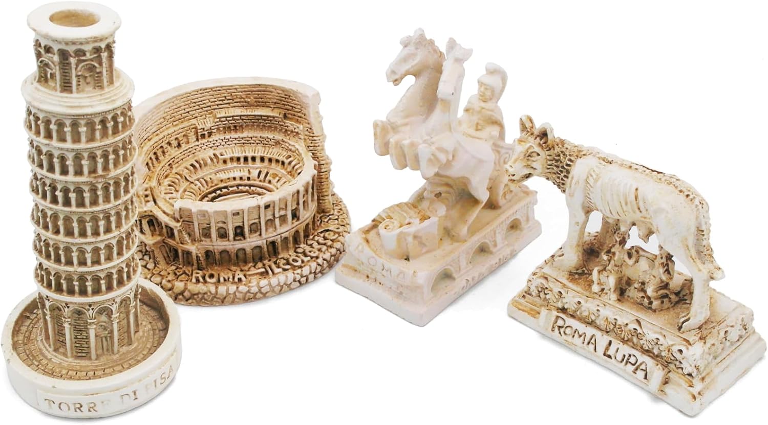 Italian Rome Decorations Set of 4