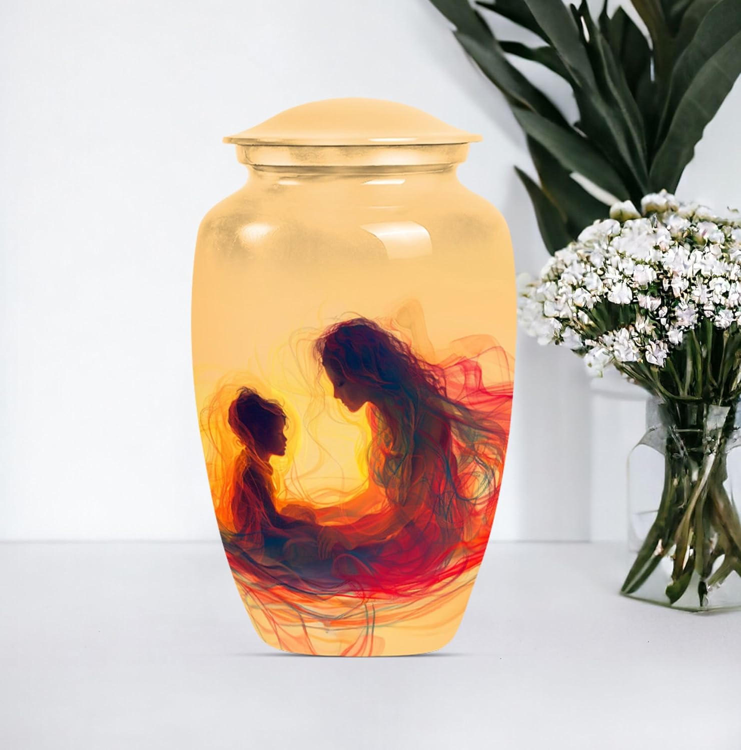 YATHABHISA 10 Inch Memorial Urn for Adult Ashes