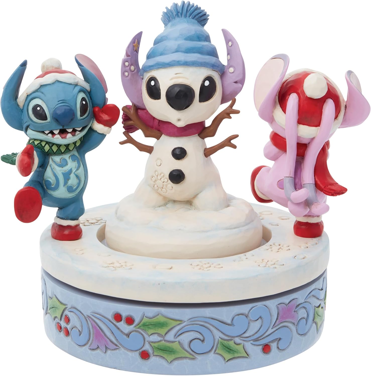 Enesco Disney Traditions Snowman Figurine 6 Inch Rotatable