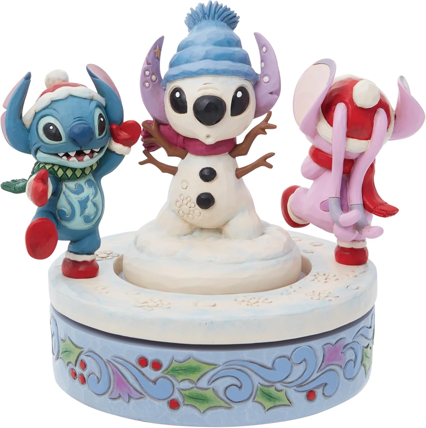 Enesco Disney Traditions Snowman Figurine 6 Inch Rotatable
