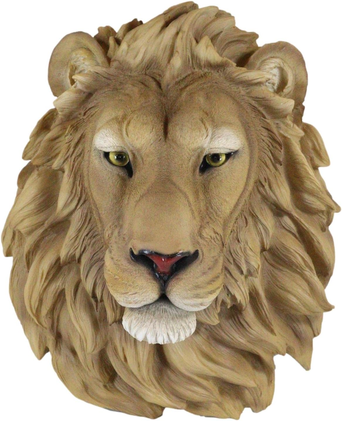Ebros Gift Safari Lion Head Wall Decor Plaque 16 Tall