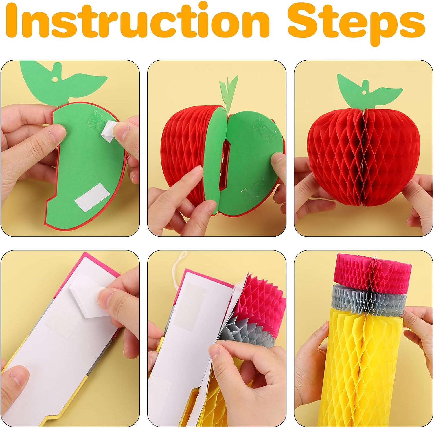 FOIMAS 12pcs Back to School Hanging Decorations