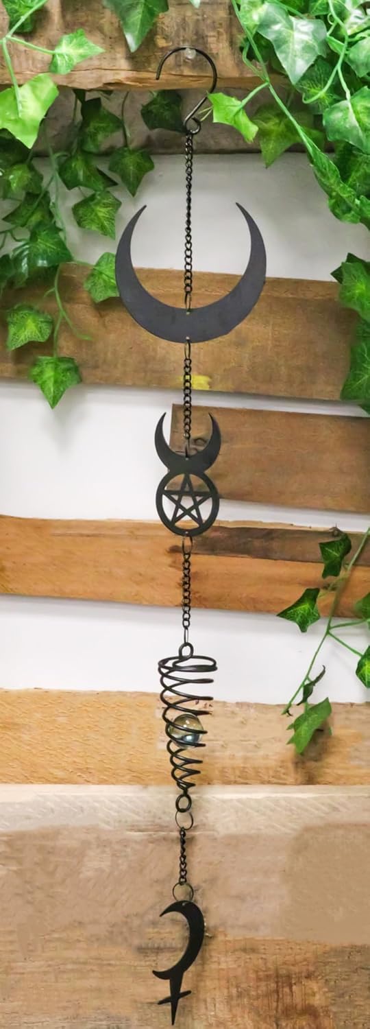 Primal Instincts Lilith Moon Black Steel Mobile Decor