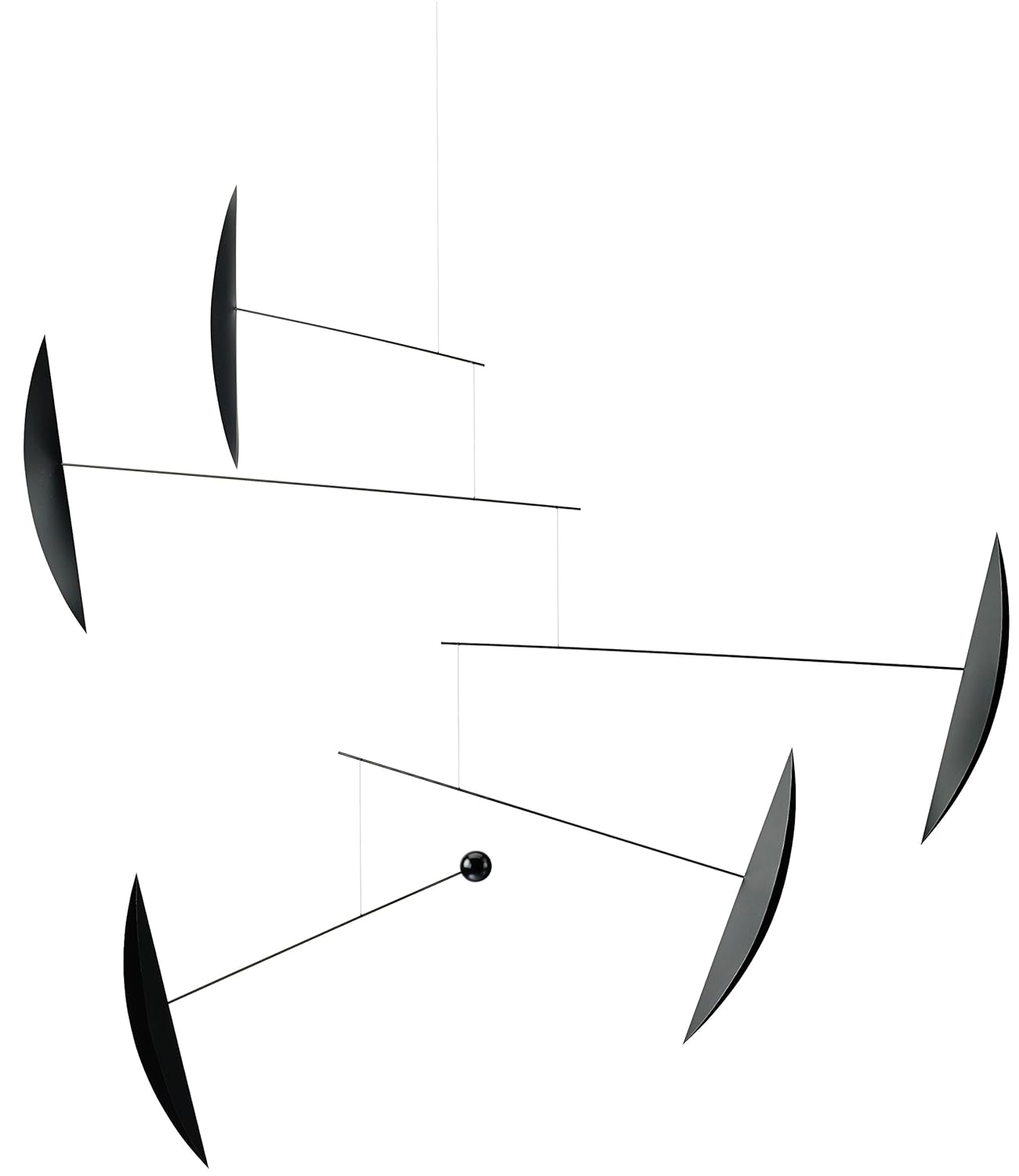 Tango Black Hanging Mobile - 40 Inches - Handmade in Denmark