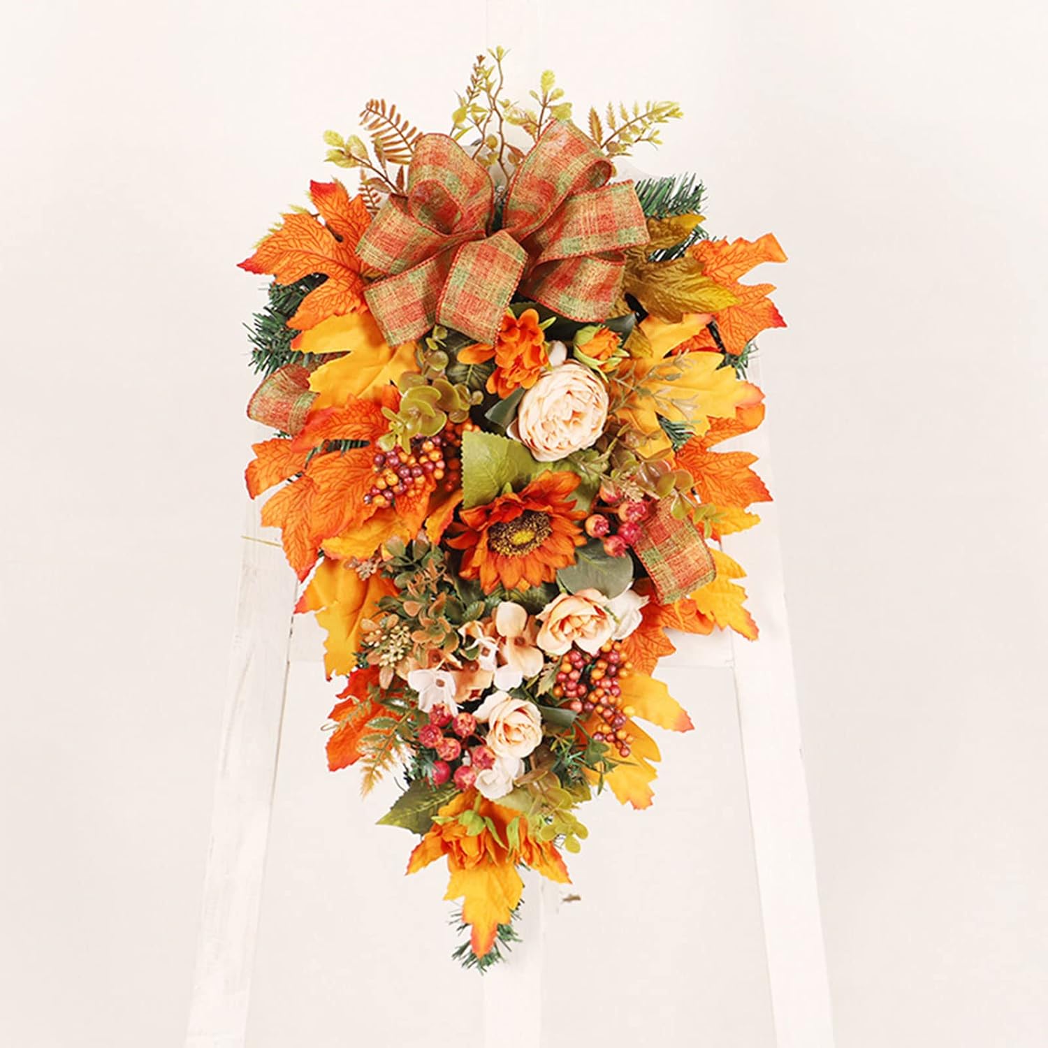 Algado Fall Teardrop Swag 217 Inch Decorative Wreath