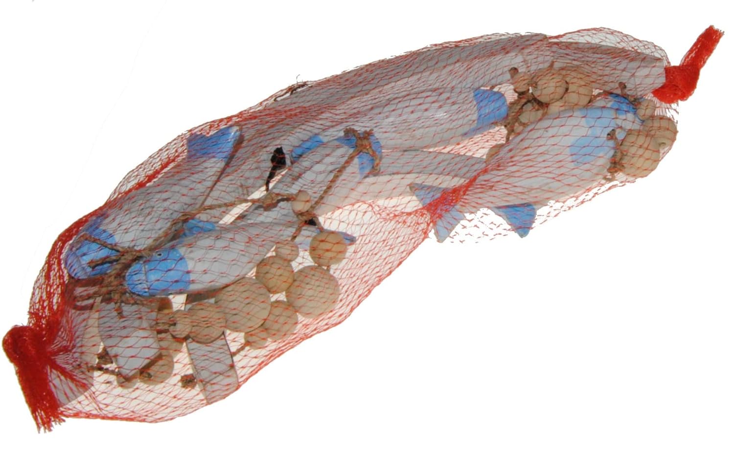 Fair Trade Driftwood Fish Mobile 3 Layer Blue