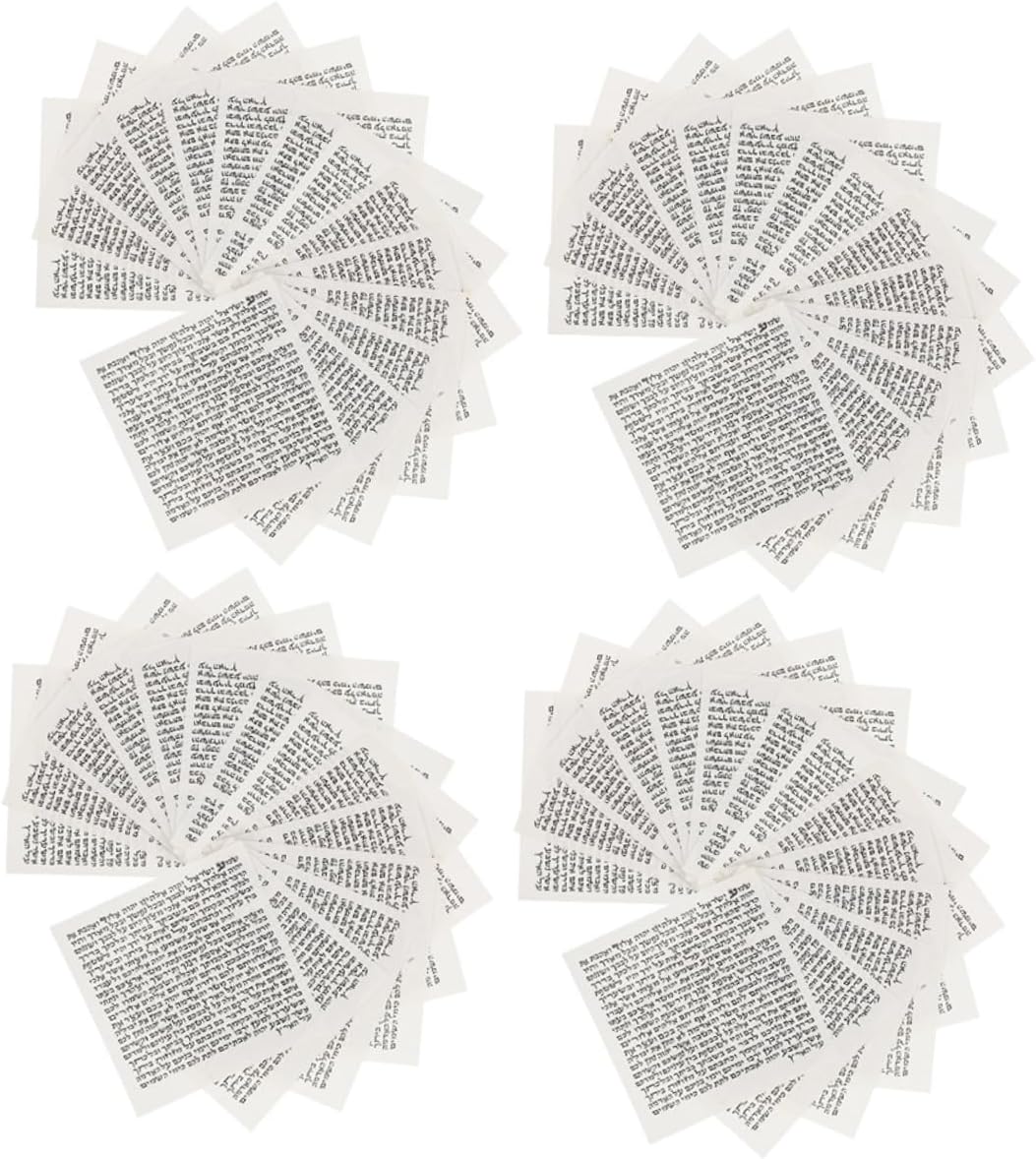 STOBAZA 100pcs Mezuzah Scroll Door Blessing