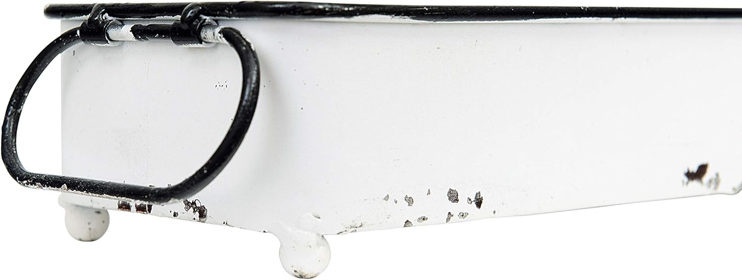 Creative Co Op Decorative Rectangle Metal Tray