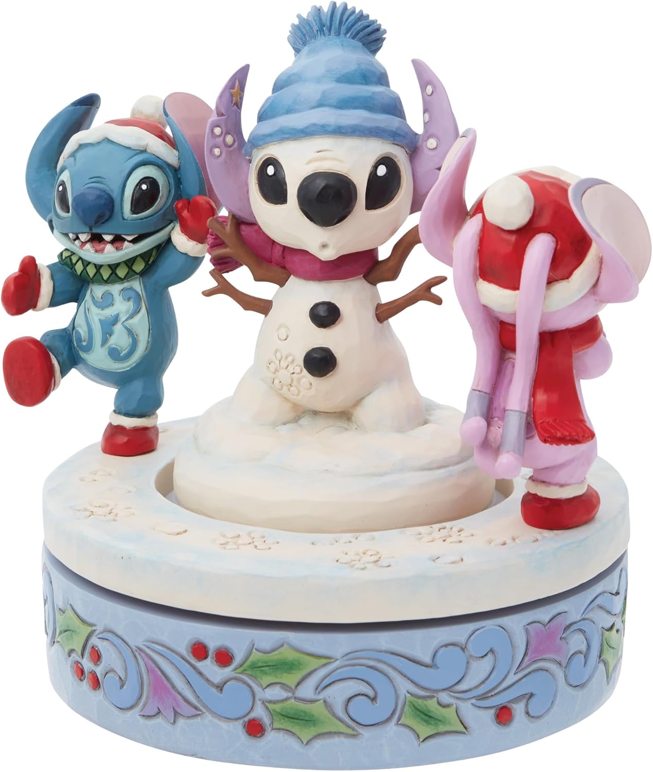 Enesco Disney Traditions Snowman Figurine 6 Inch Rotatable