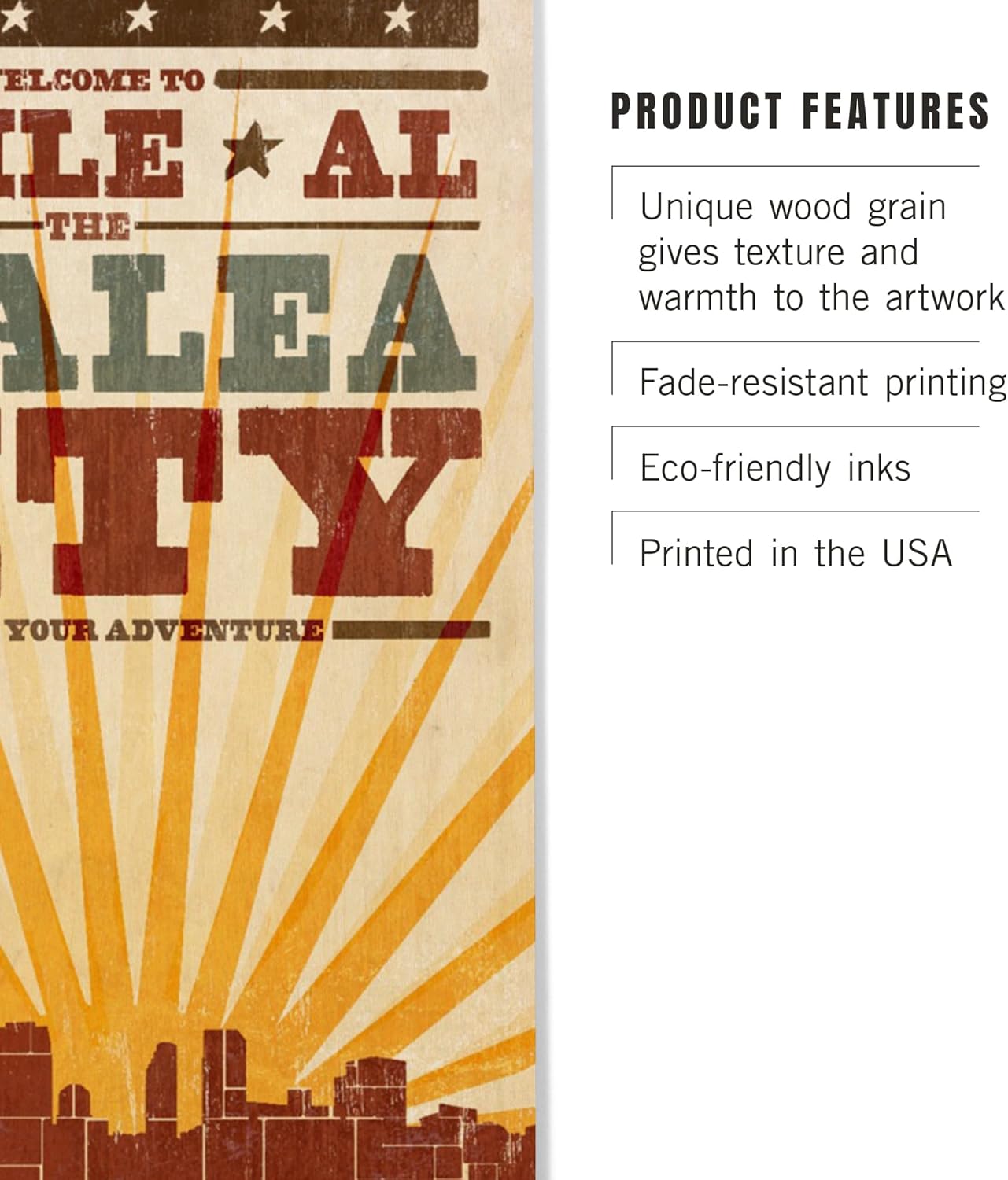 Lantern Press 12x18 Inch Premium Wood Sign 1