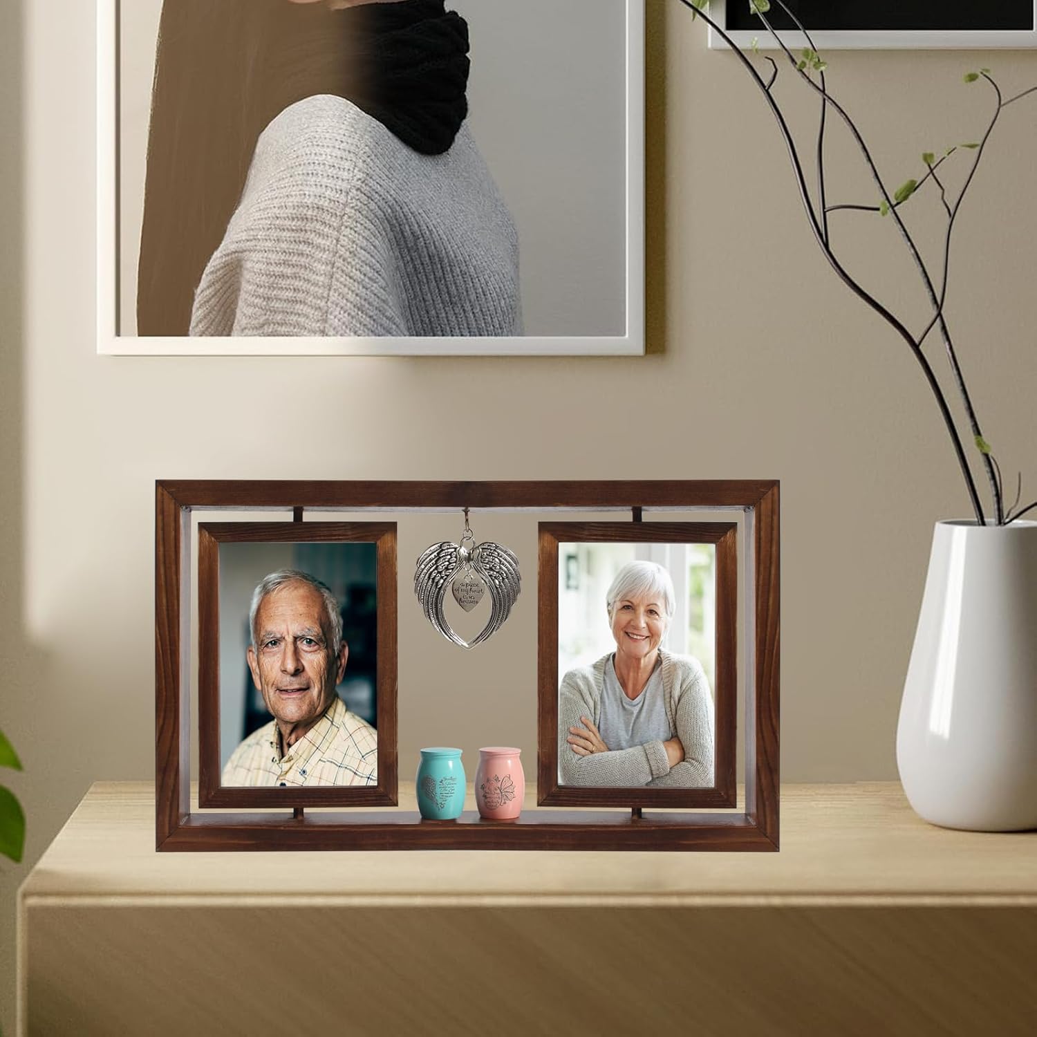 Contid Revolve Photo Frame Urn Set for Two