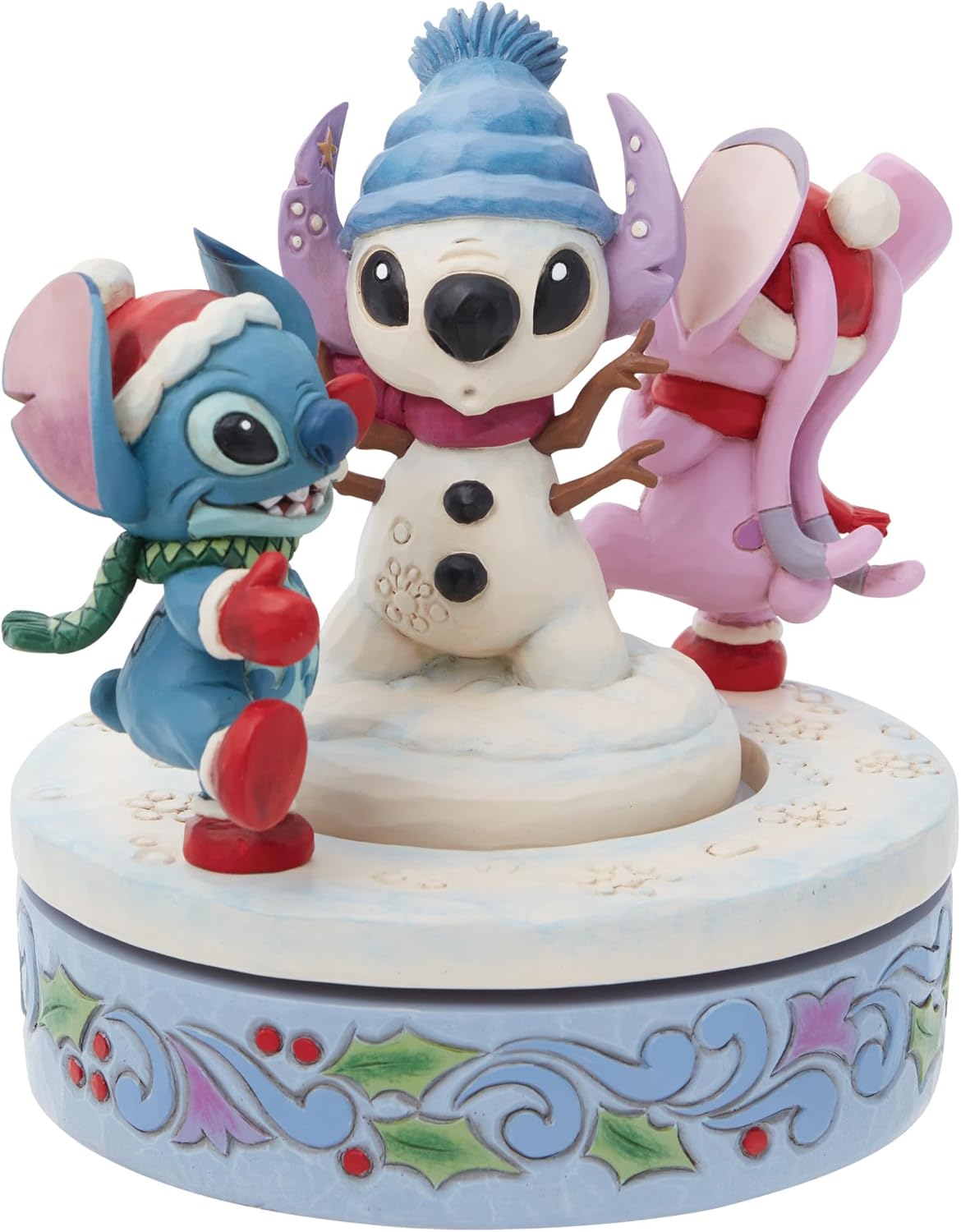 Enesco Disney Traditions Snowman Figurine 6 Inch Rotatable