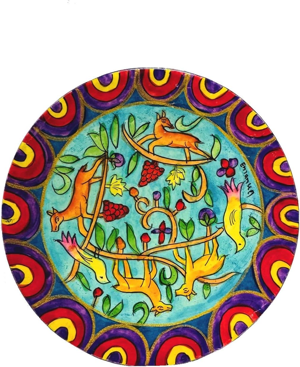 Yair Emanuel Miriams Kiddush Cup and Plate Set