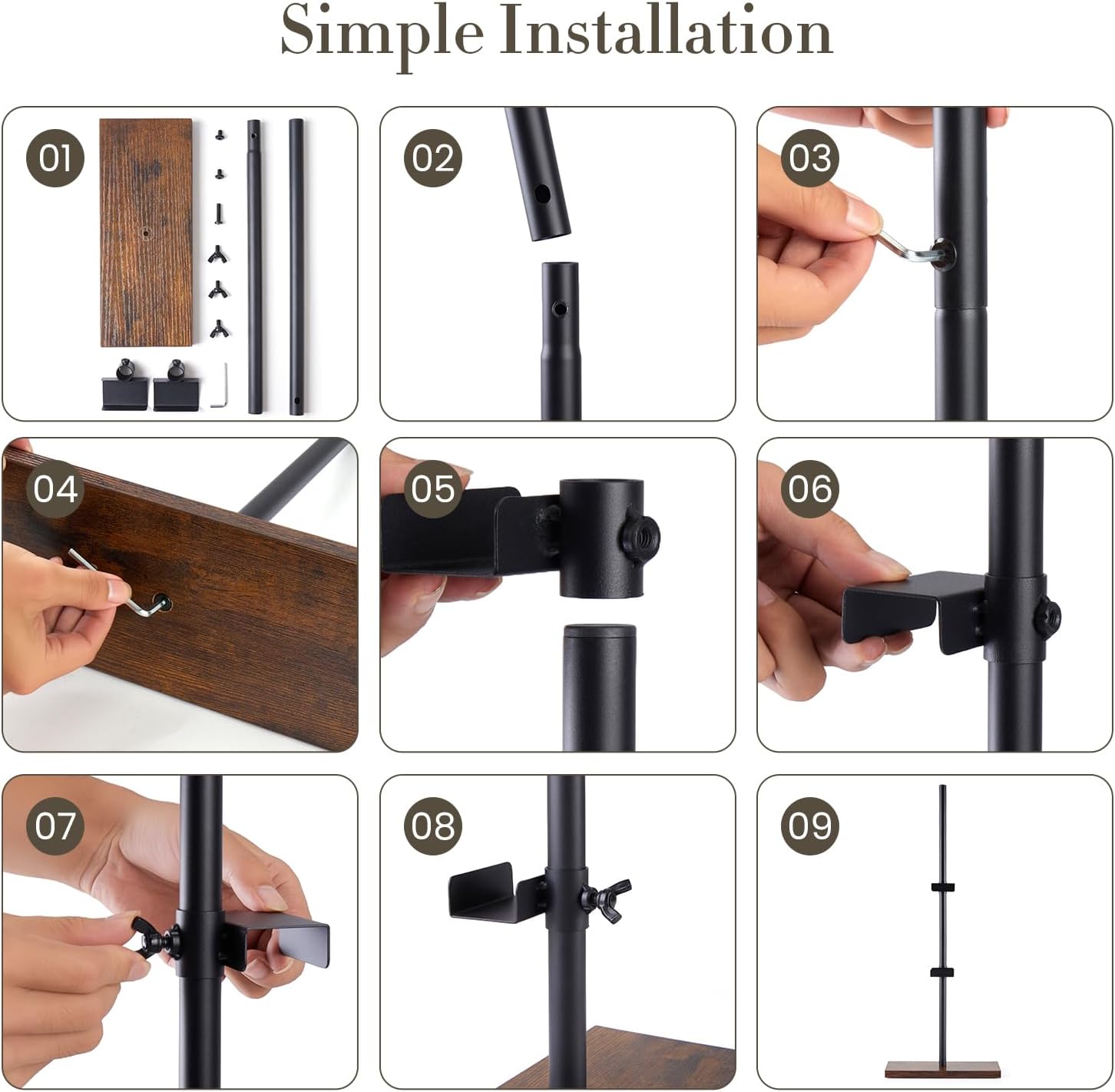 Adjustable Tabletop Picture Easel Stand for 29 H Display