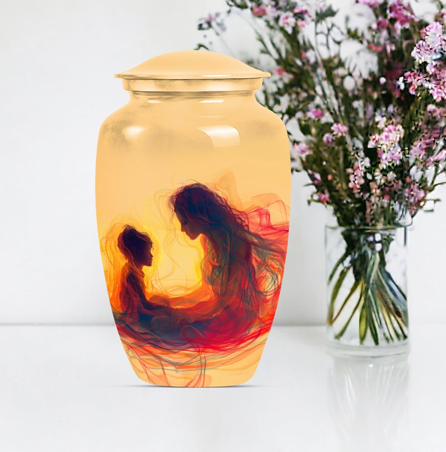 YATHABHISA 10 Inch Memorial Urn for Adult Ashes