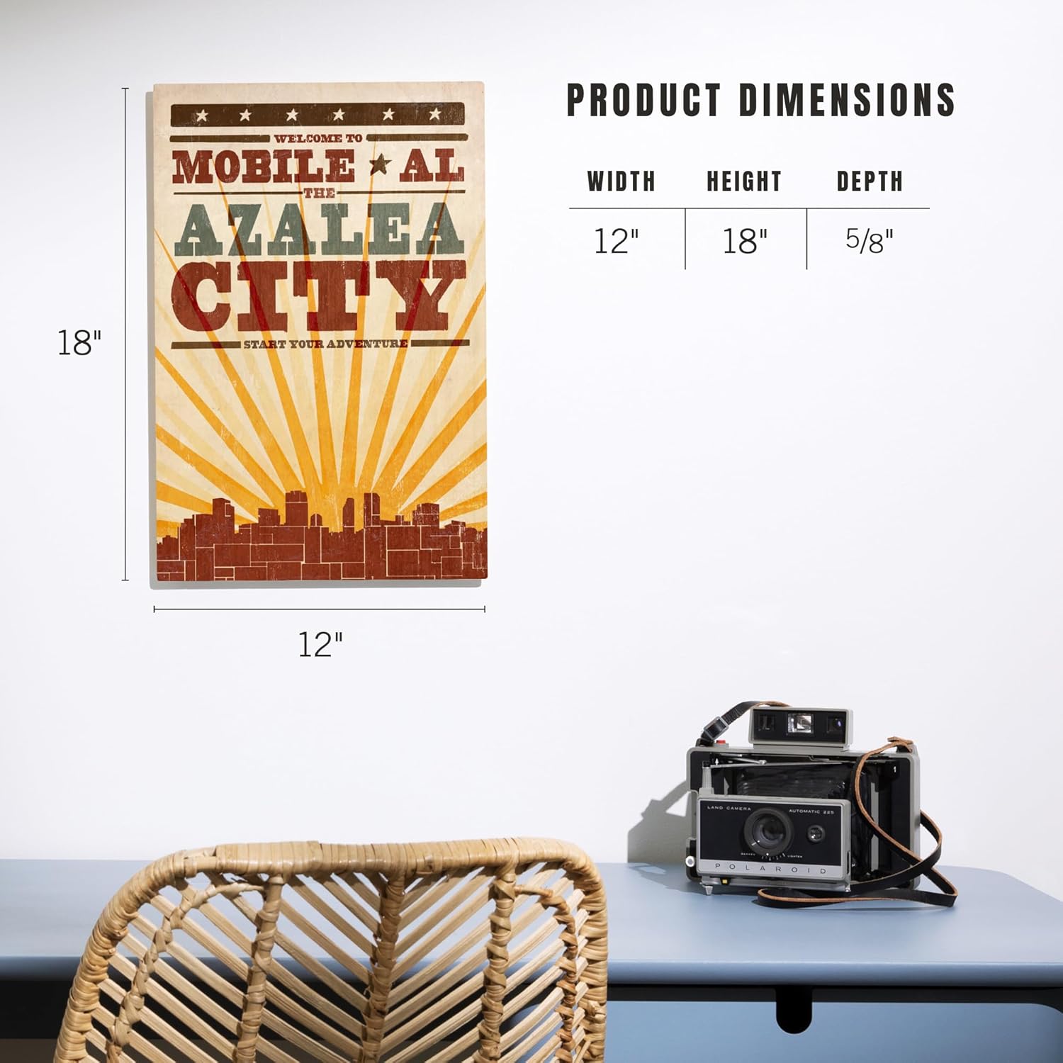 Lantern Press 12x18 Inch Premium Wood Sign 1