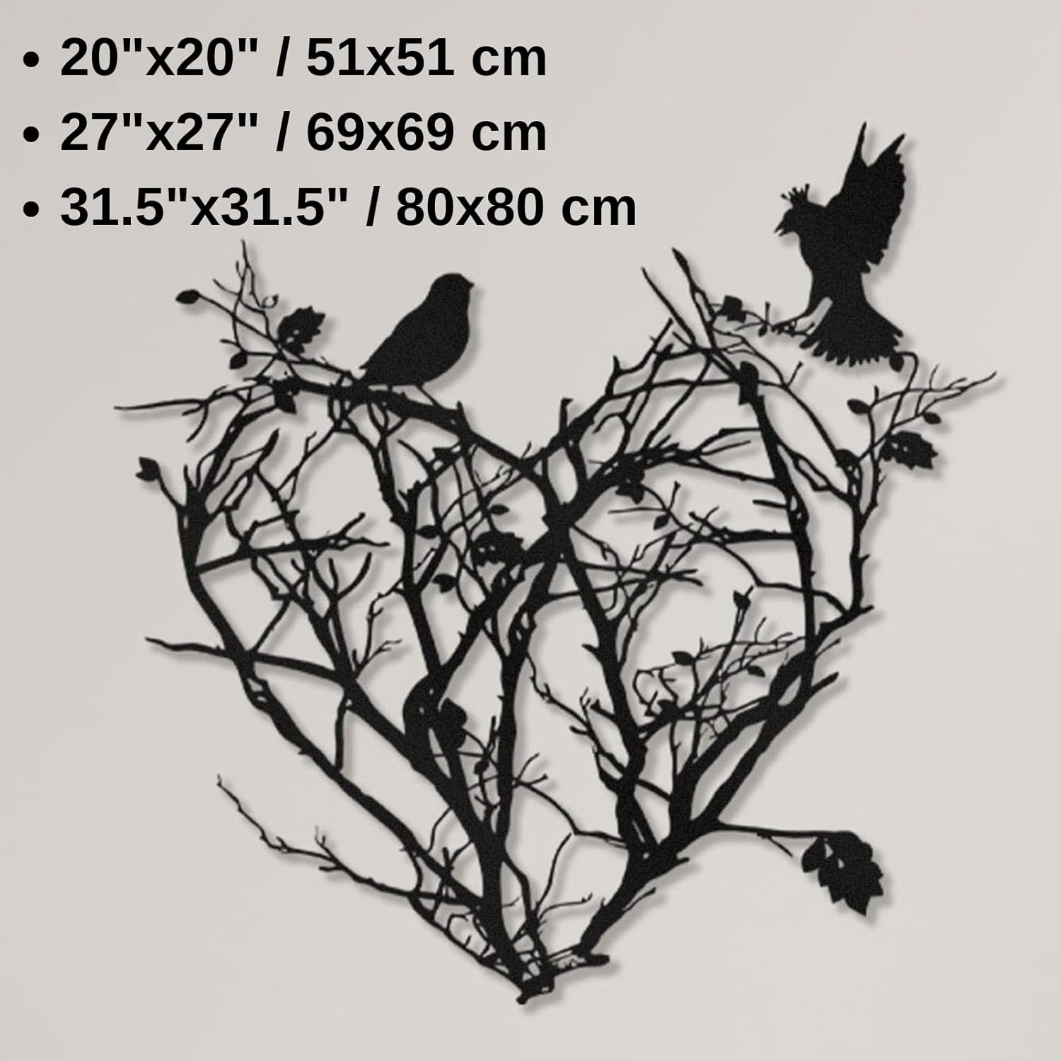 Generic Metal Tree of Life Wall Art Decor
