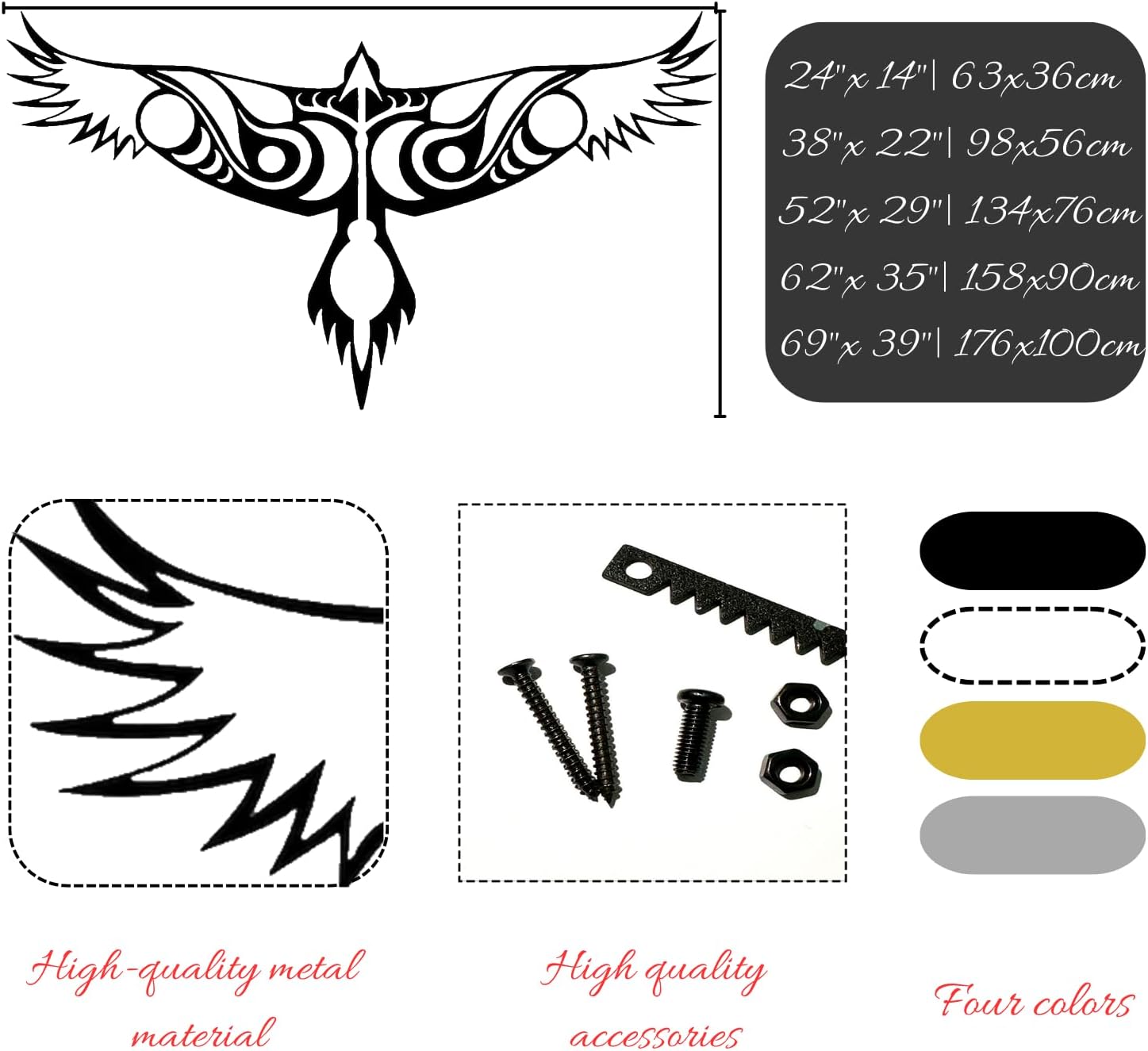 Norse Raven Metal Wall Sculpture Decor