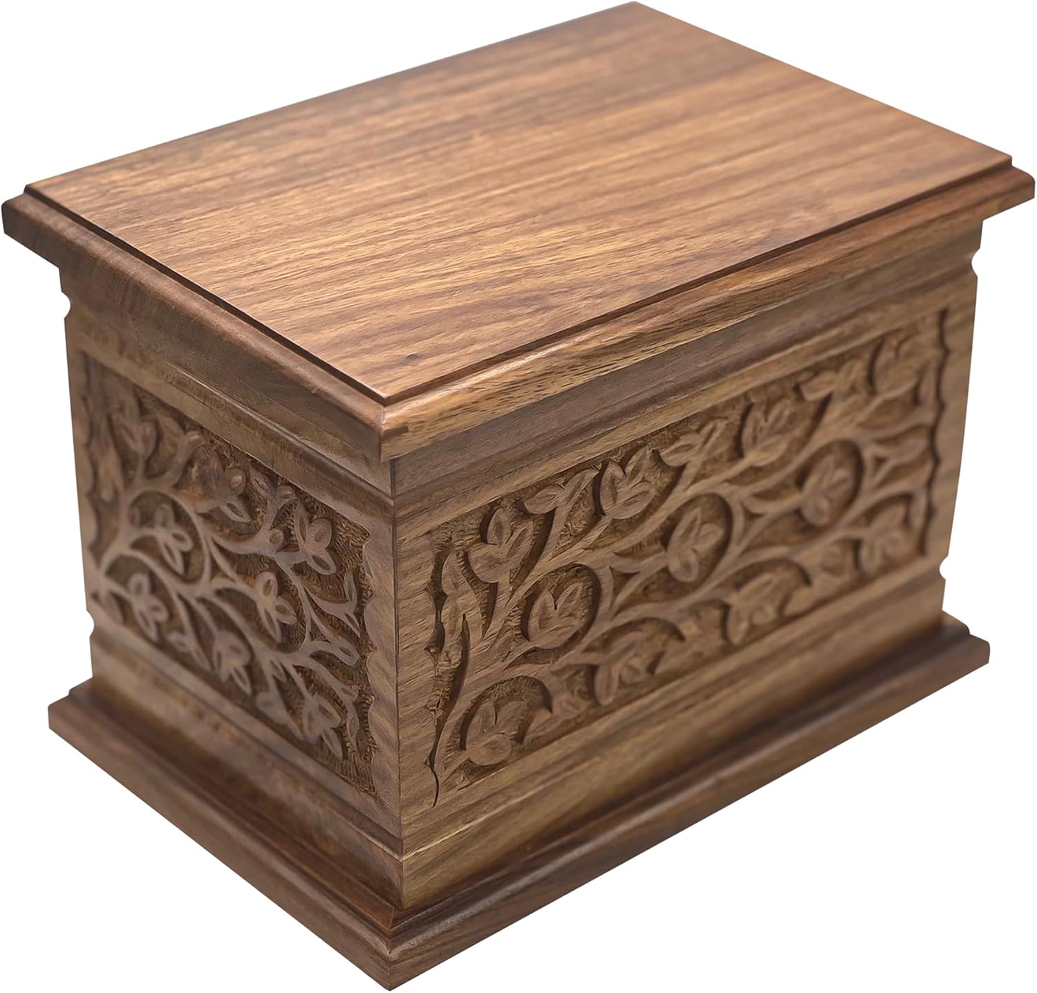 Extra Large Personalized Wooden Cremation Urn for Ashes