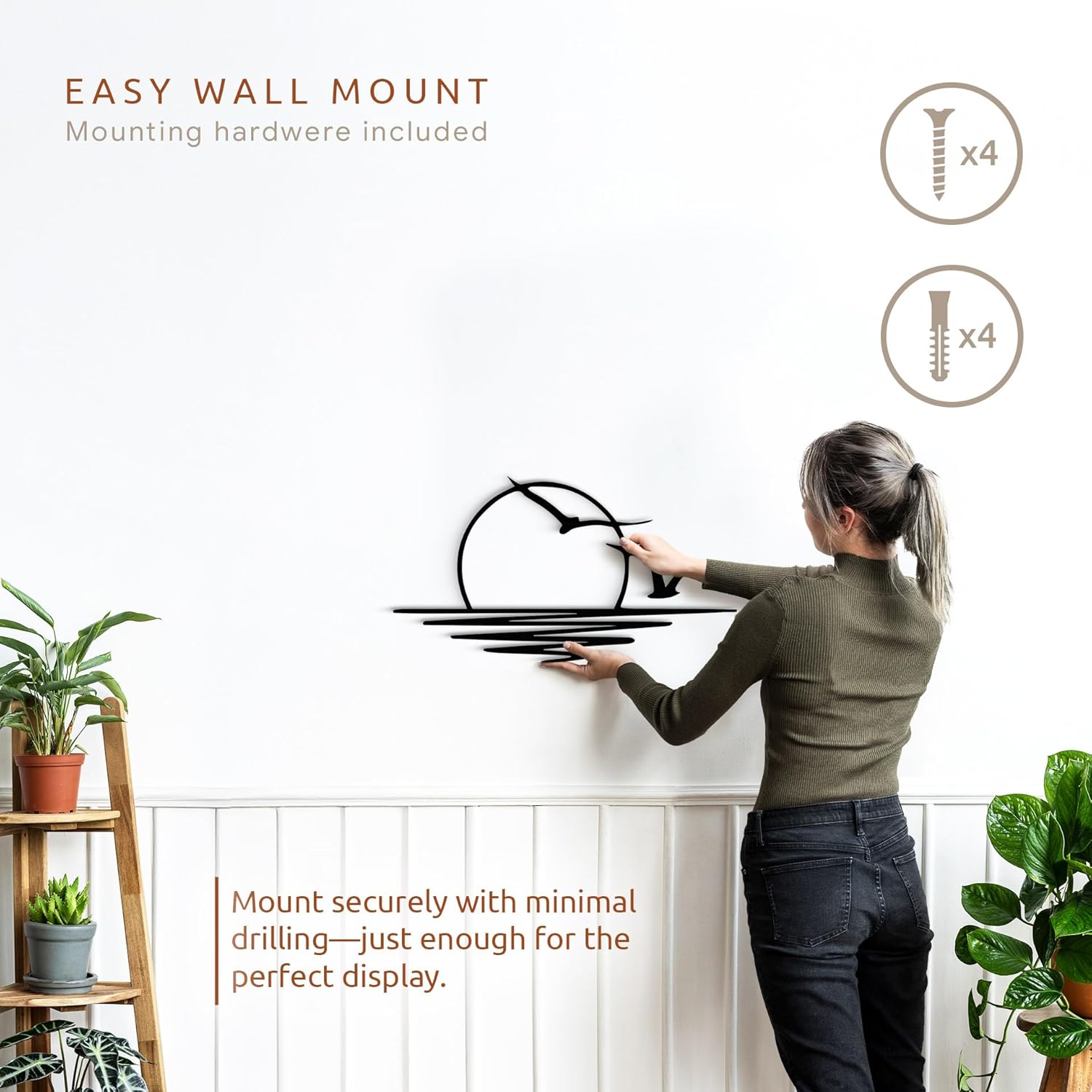Wita Home Sunset with Seagulls Wall Art