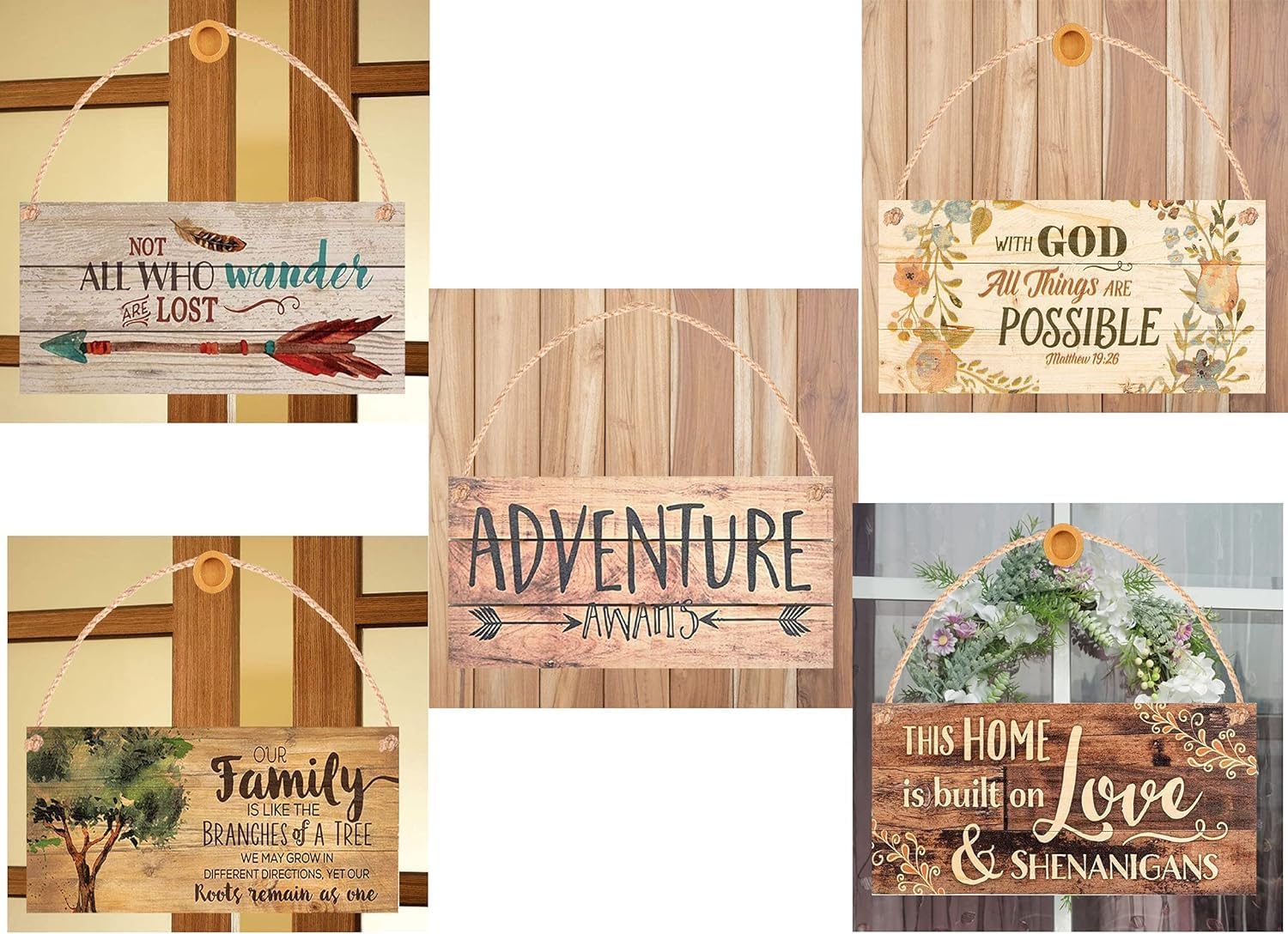 Funny Skeletons With Mobile Phones Wooden Wall Sign