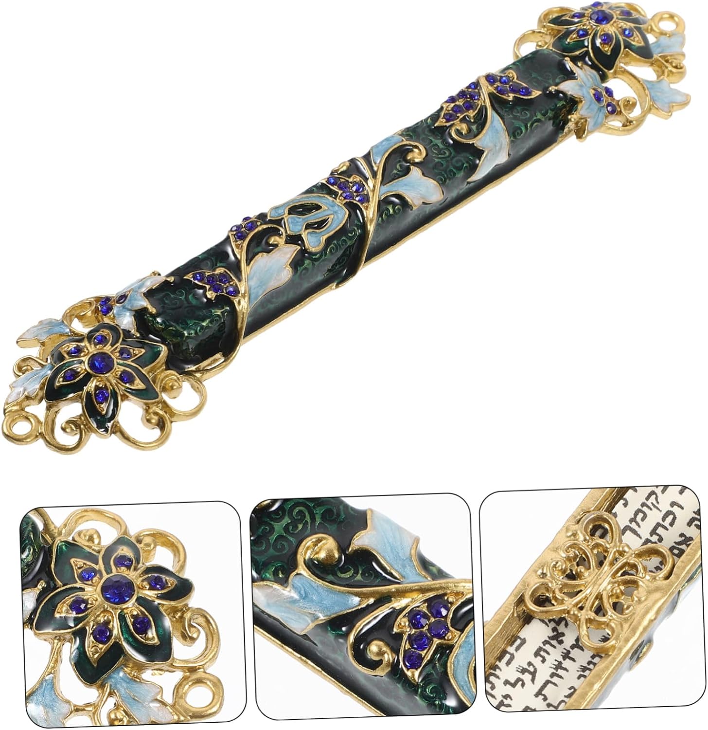 Metal Retro Mezuzah Door Decorative Script Holder
