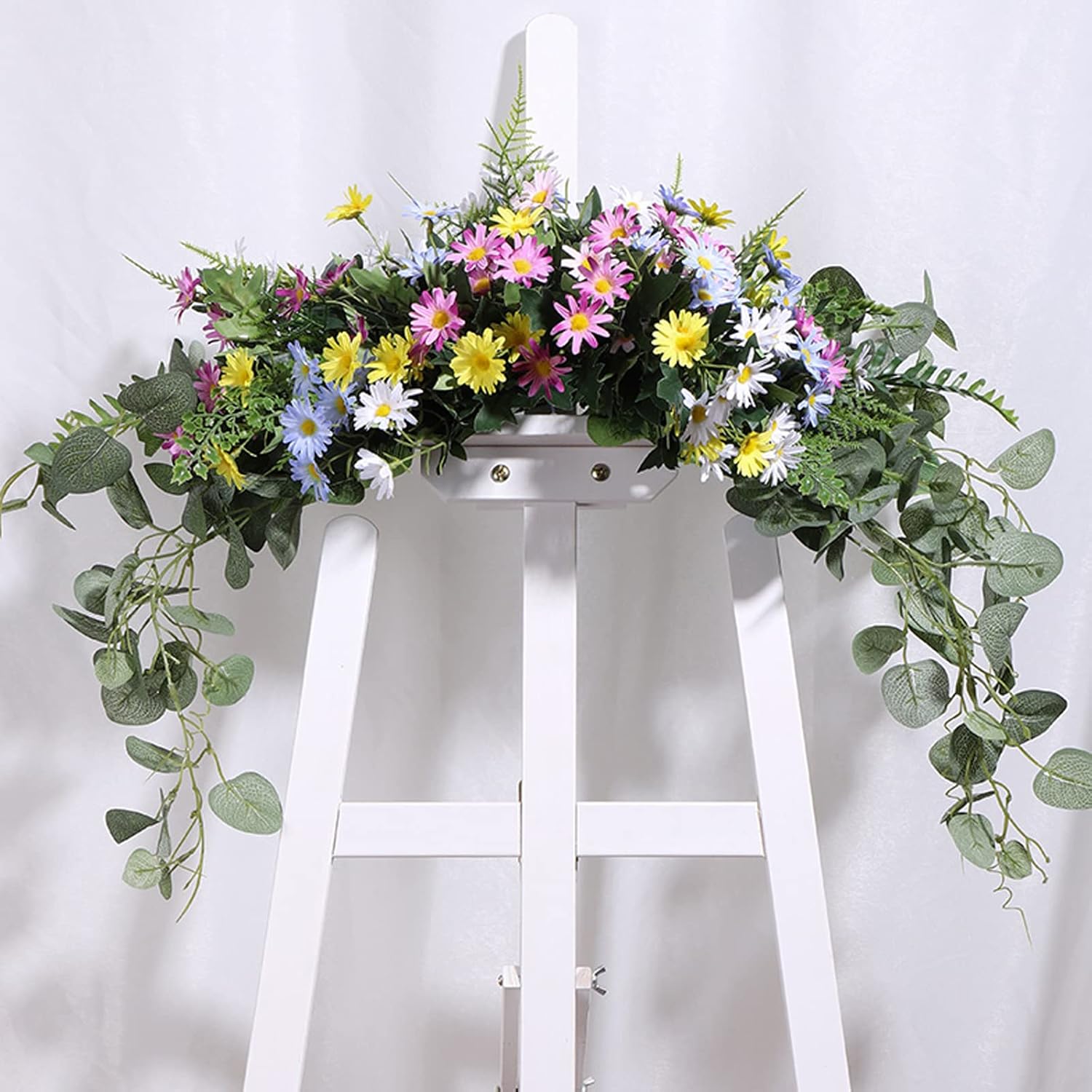 Belupai 276 In Artificial Daisy Swag Decor