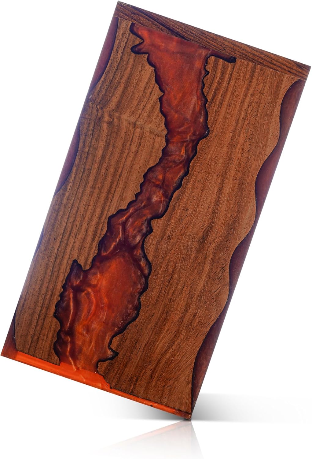 Rosewood Resin Urn Box for Human Ashes