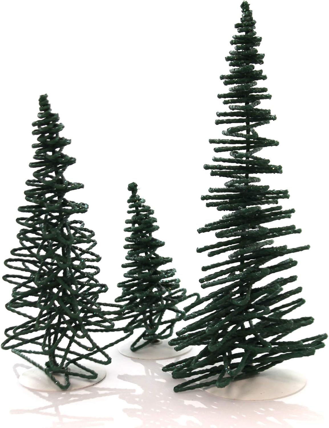 Department 56 Frosted Zig Zag Trees Set of 3