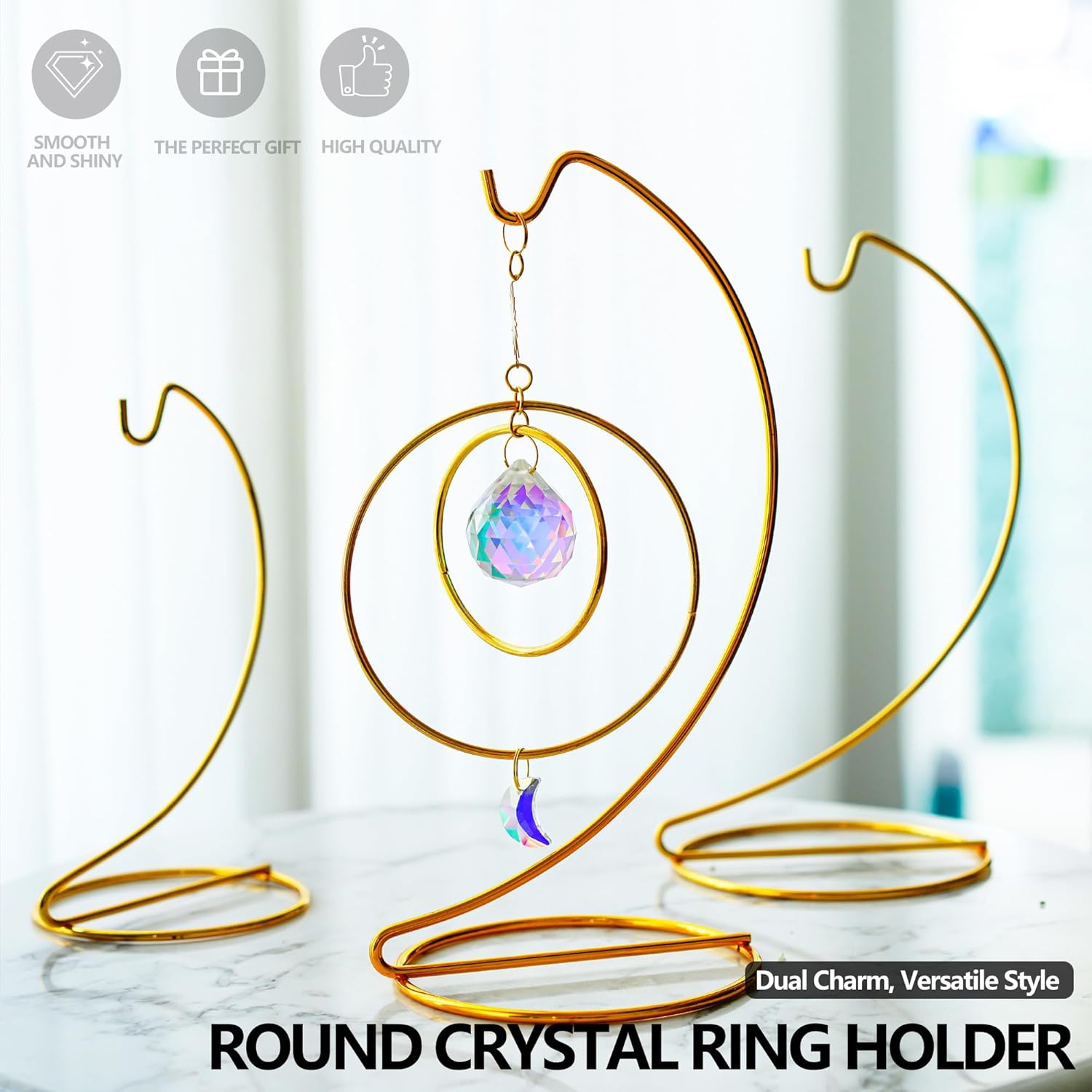 ZEERSHEE 3 Pack Hanging Display Stands for Decorations