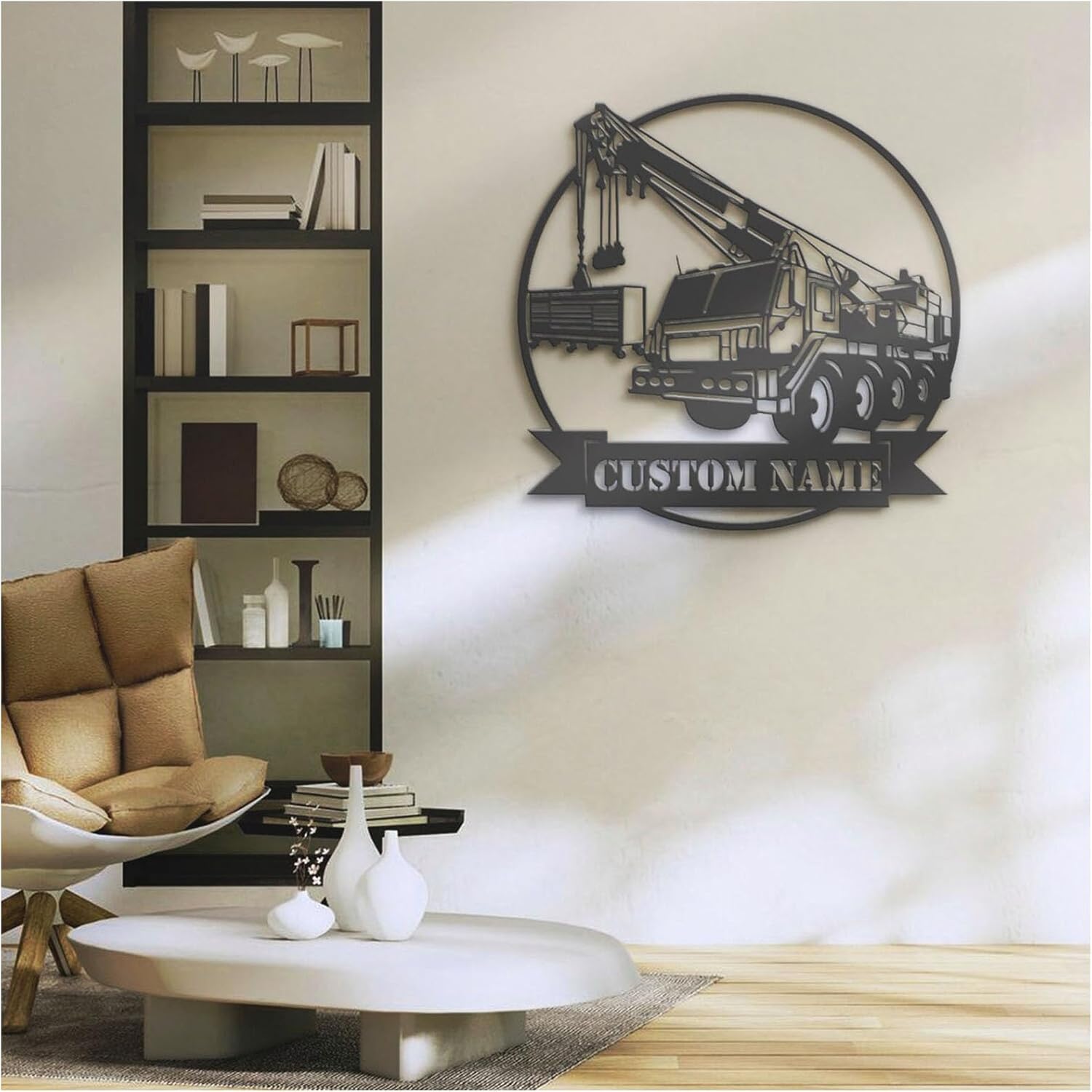 Custom Name Metal Sign with LED Light