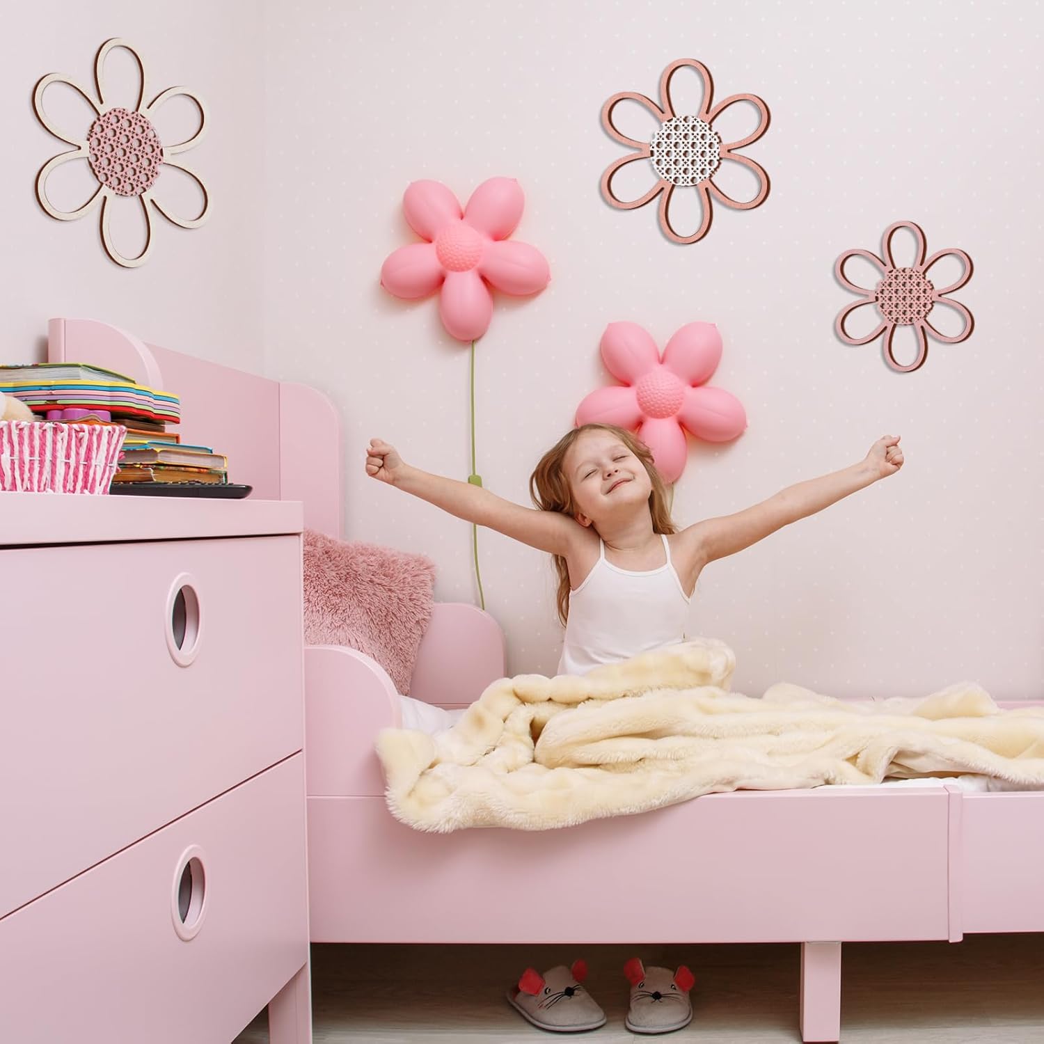 Maitys 3 Piece Boho Daisy Wall Decor Set