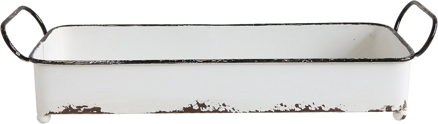 Creative Co Op Decorative Rectangle Metal Tray