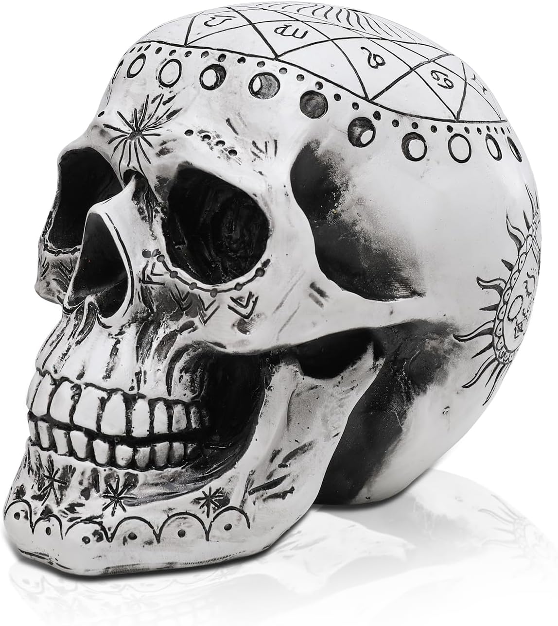 WONDER GARDEN Halloween Skull Decor Head