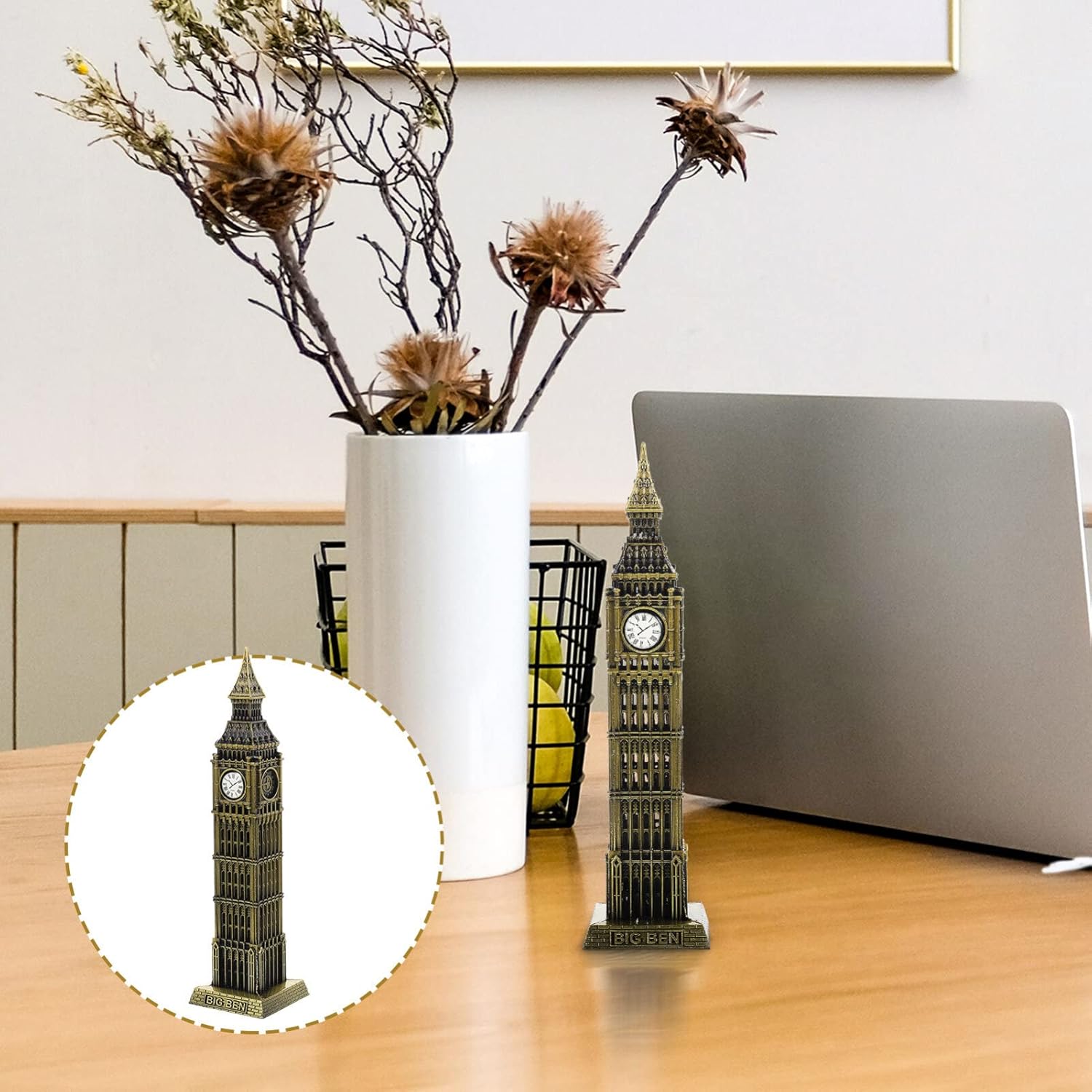 Alipis London Big Metal Building Model Decorative Statue