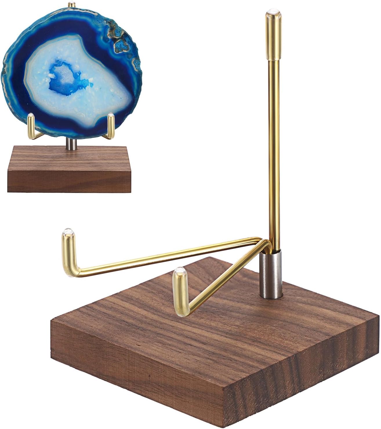 Hipiwe Adjustable Metal Arms Display Easel with Wooden Base