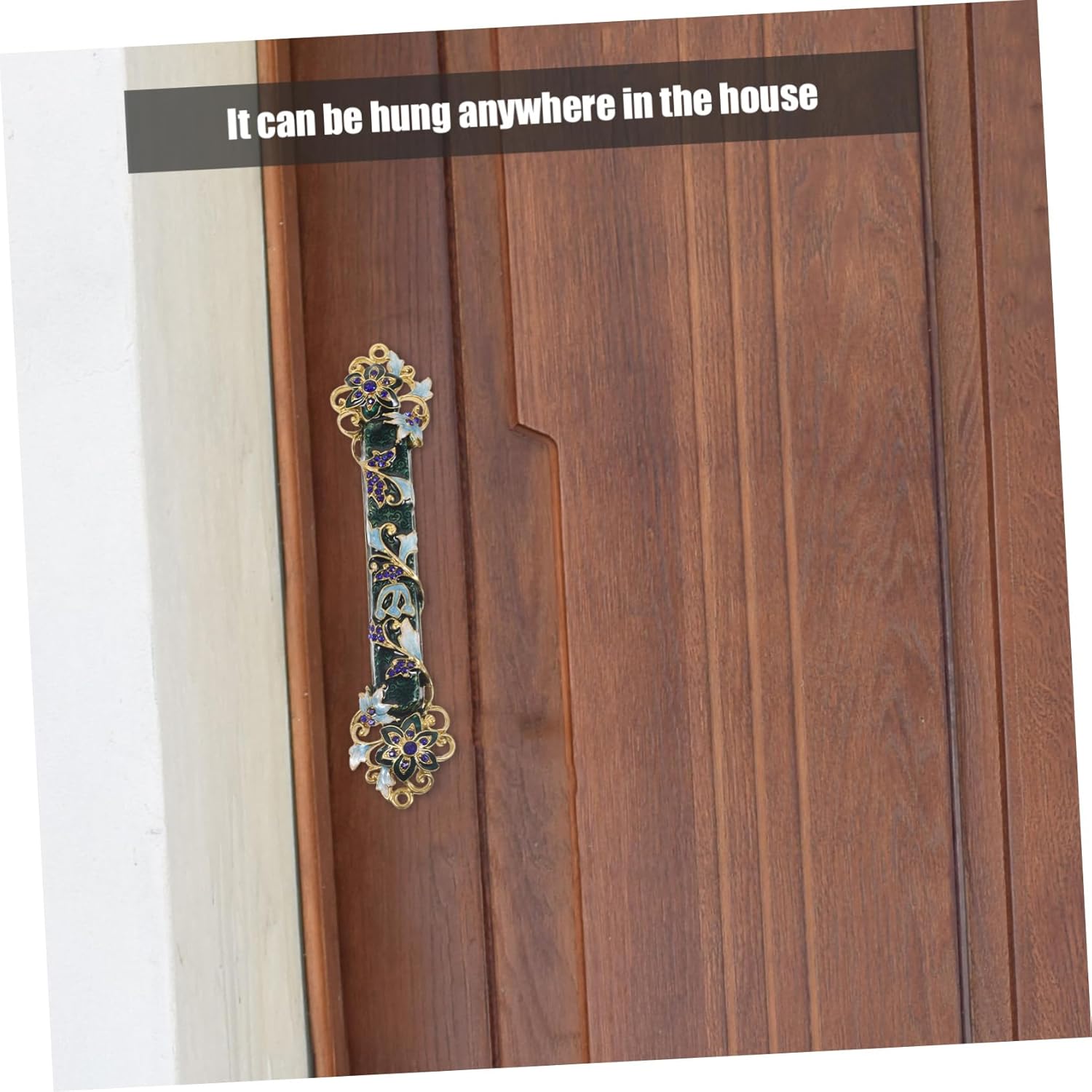 Metal Retro Mezuzah Door Decorative Script Holder