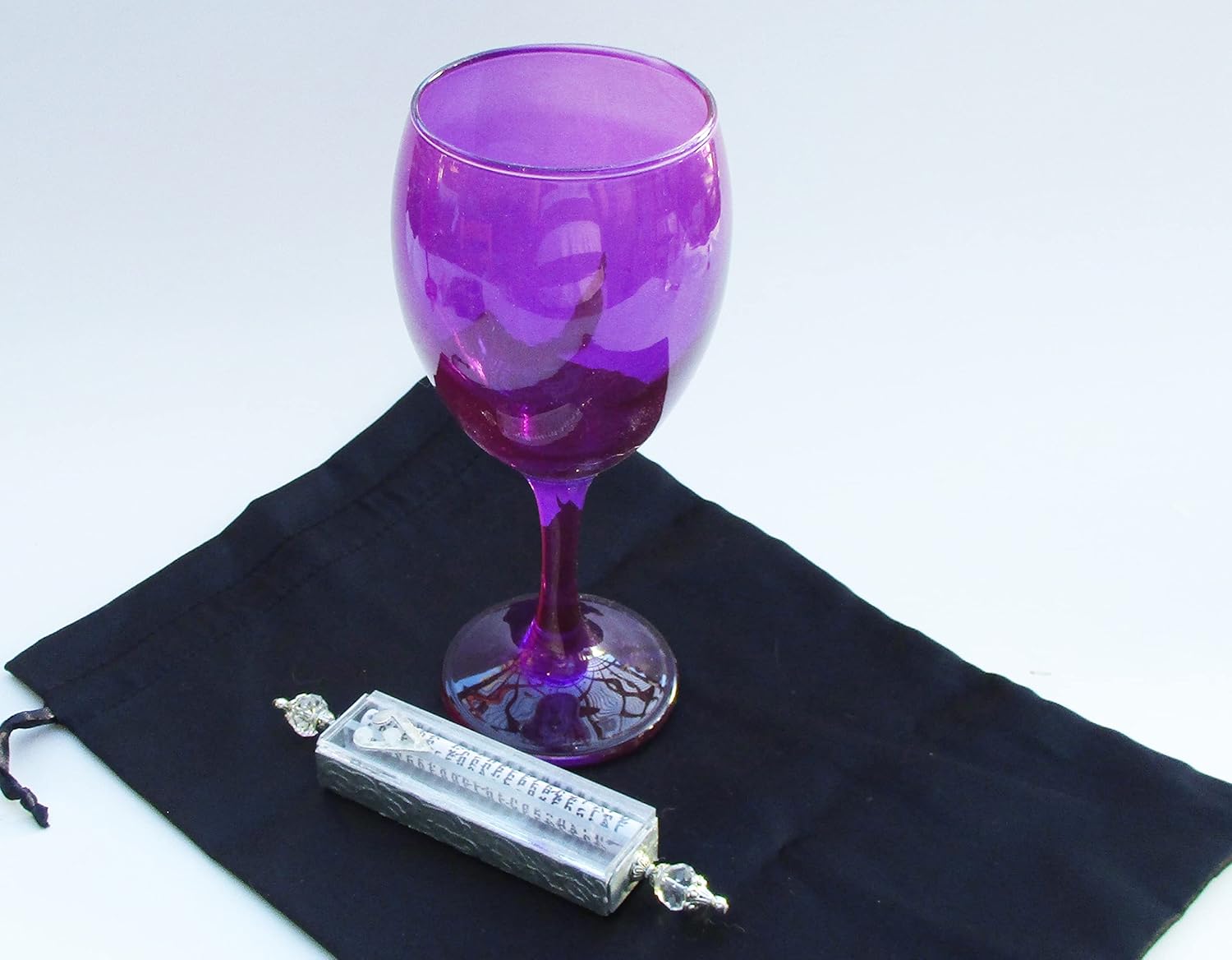 Jewish Wedding Glass Kit Deep Purple