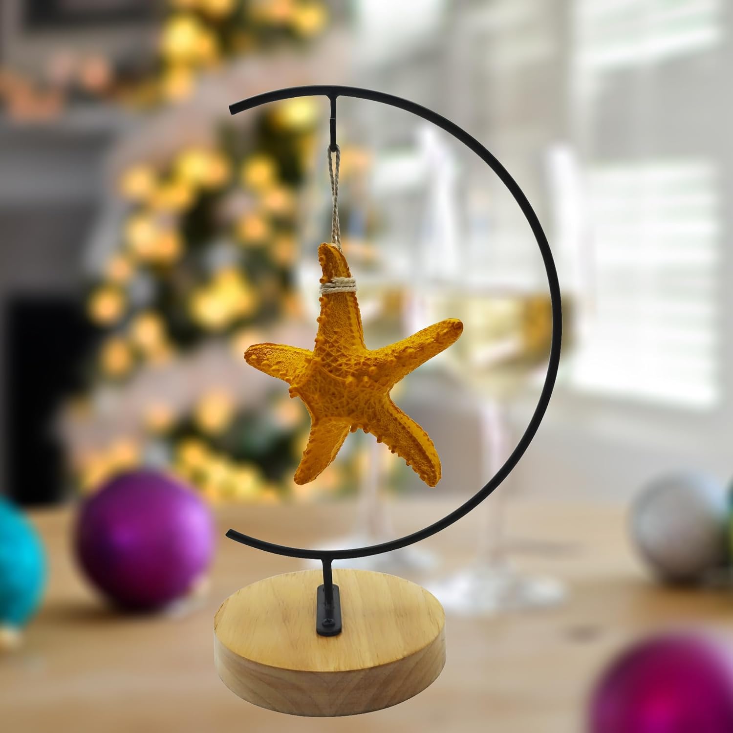 SGrace Ornament Display Stand for Hanging Glass Globe Air Plant Flower Pot