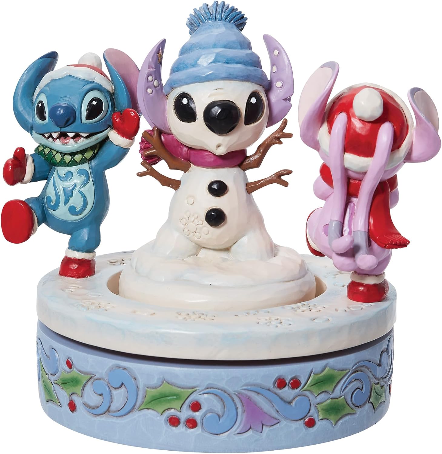 Enesco Disney Traditions Snowman Figurine 6 Inch Rotatable