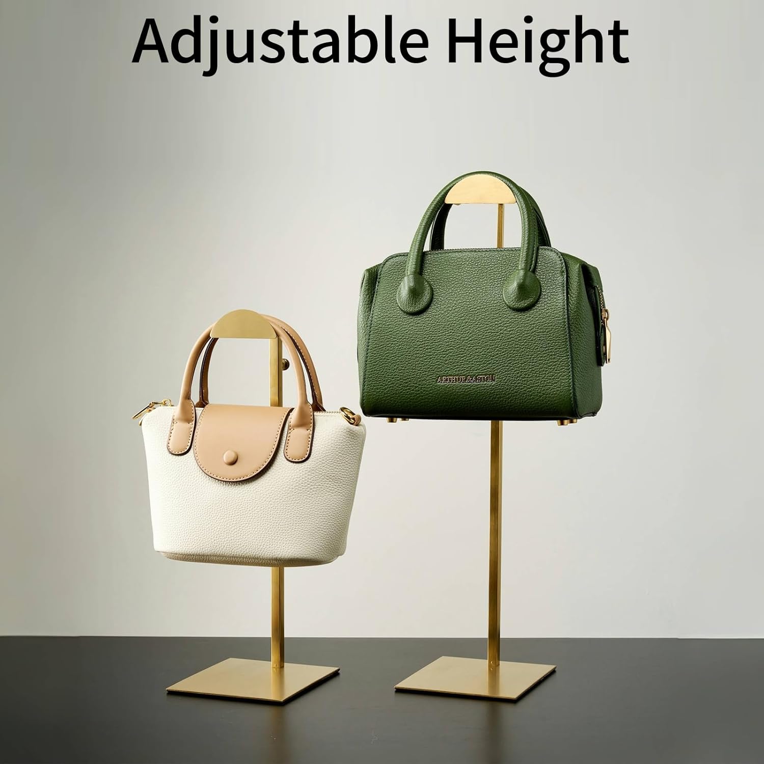 Stainless Steel Purse Display Stand Set of 2