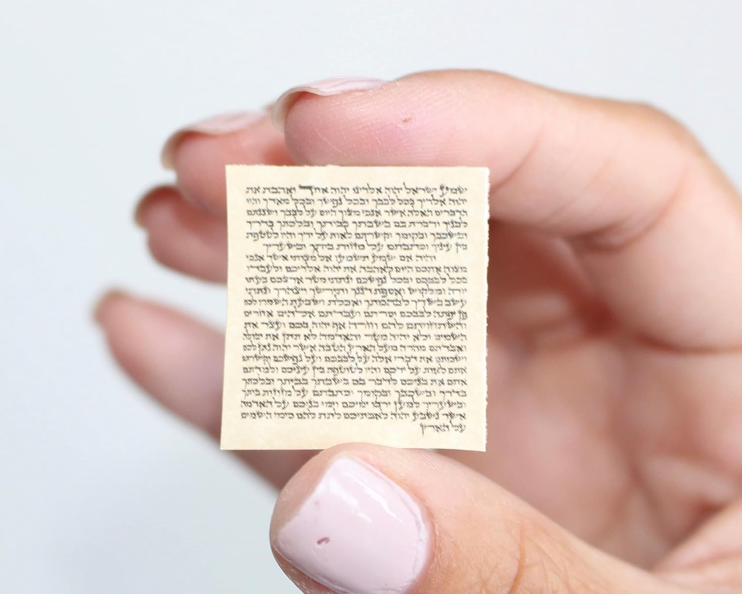 1 Inch Mini Non-Kosher Scroll Klaf for Mezuzah or Amulet