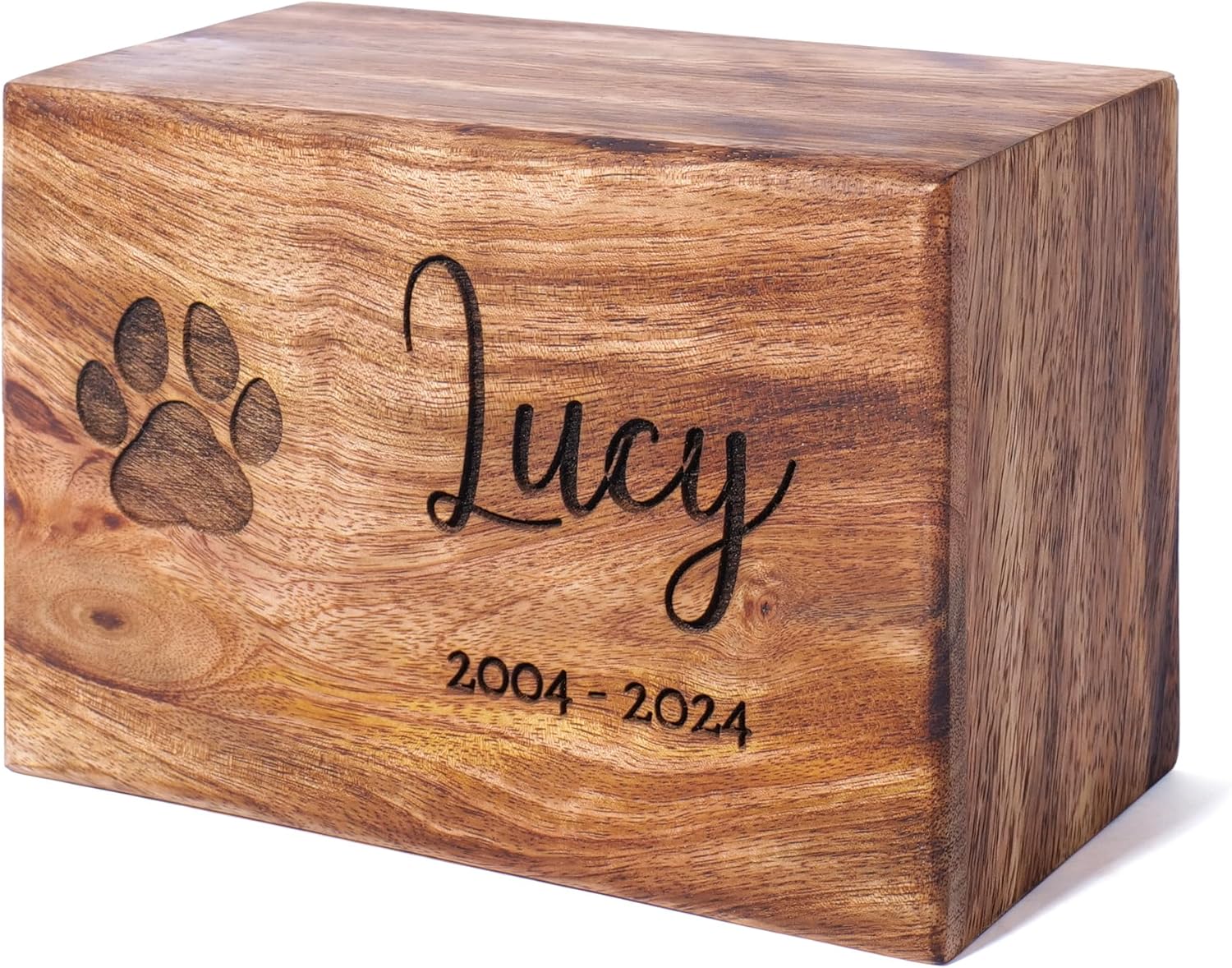 Personalized Wooden Tree of Life Urn for Human and Pet Ashes