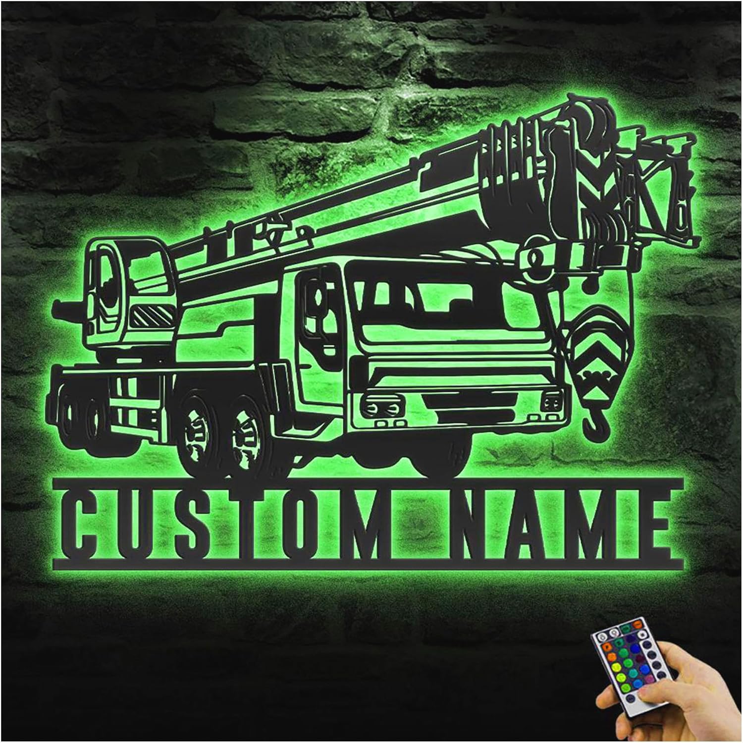 Custom LED Metal Sign with Remote Control