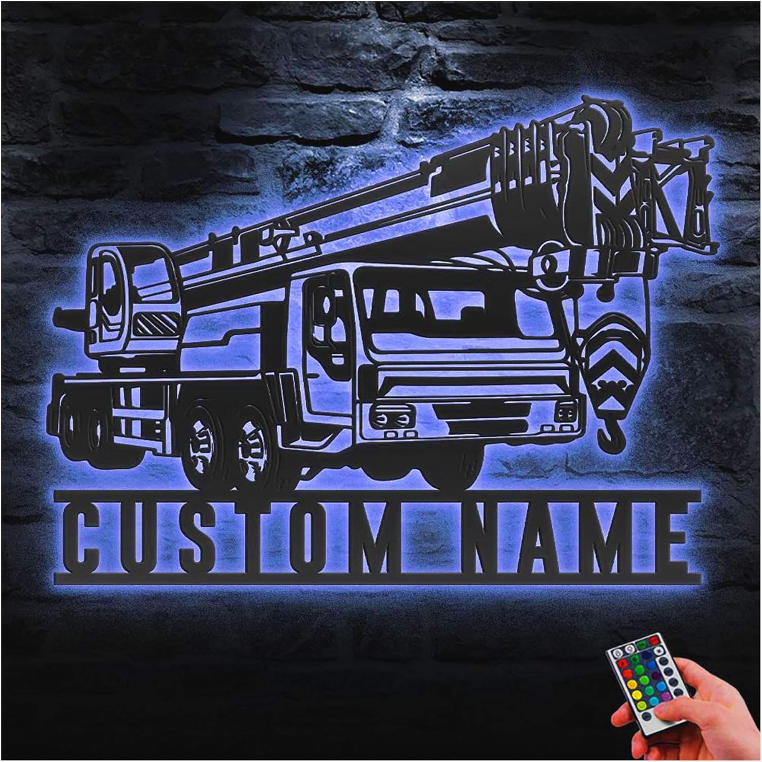 Custom LED Metal Sign with Remote Control